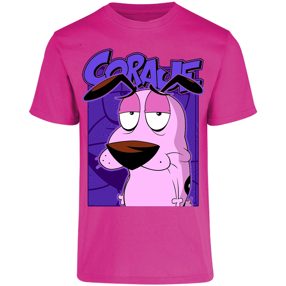 Playera Coraje El Perro Cobarde Coraje para Adulto 19