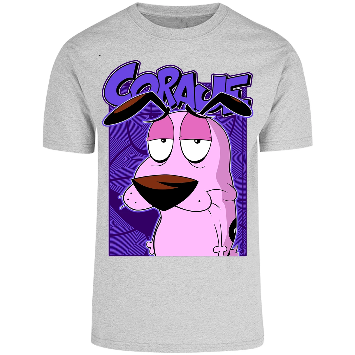 Playera Coraje El Perro Cobarde Coraje para Adulto 12