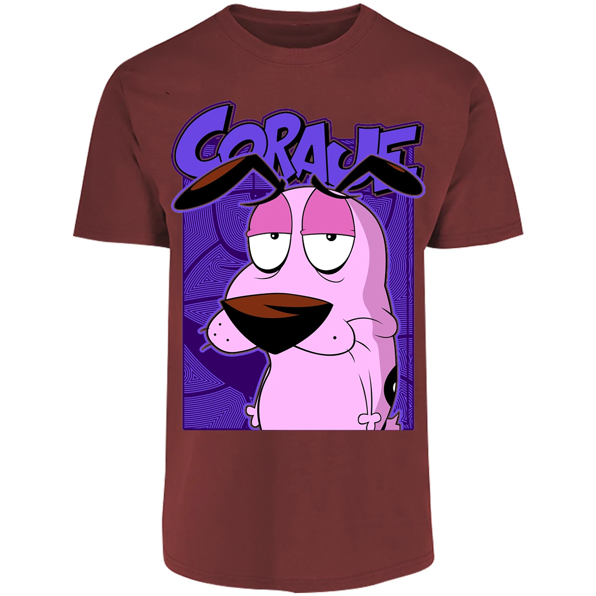 Playera Coraje El Perro Cobarde Coraje para Adulto 5