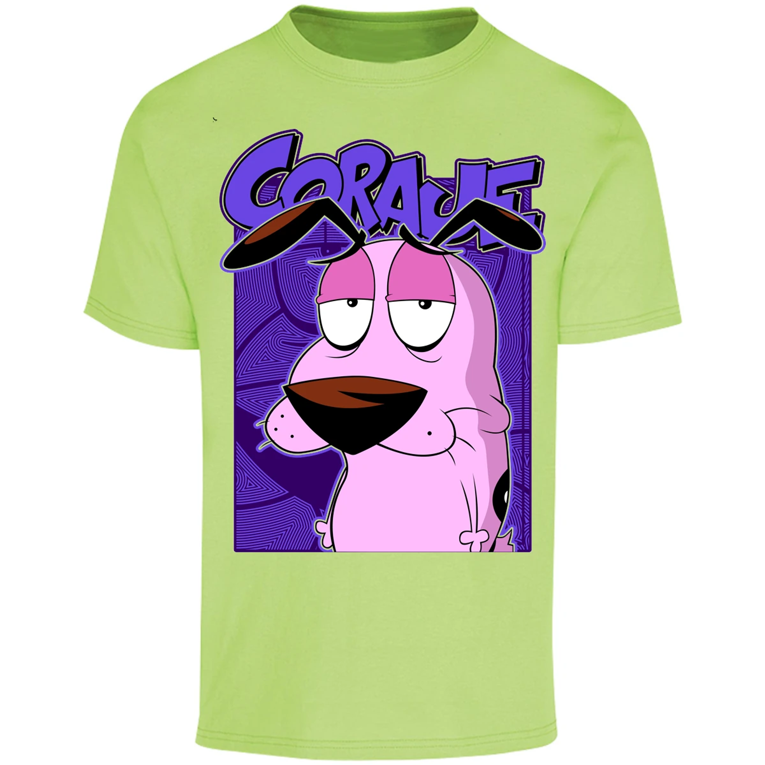 Playera Coraje El Perro Cobarde Coraje para Adulto 23