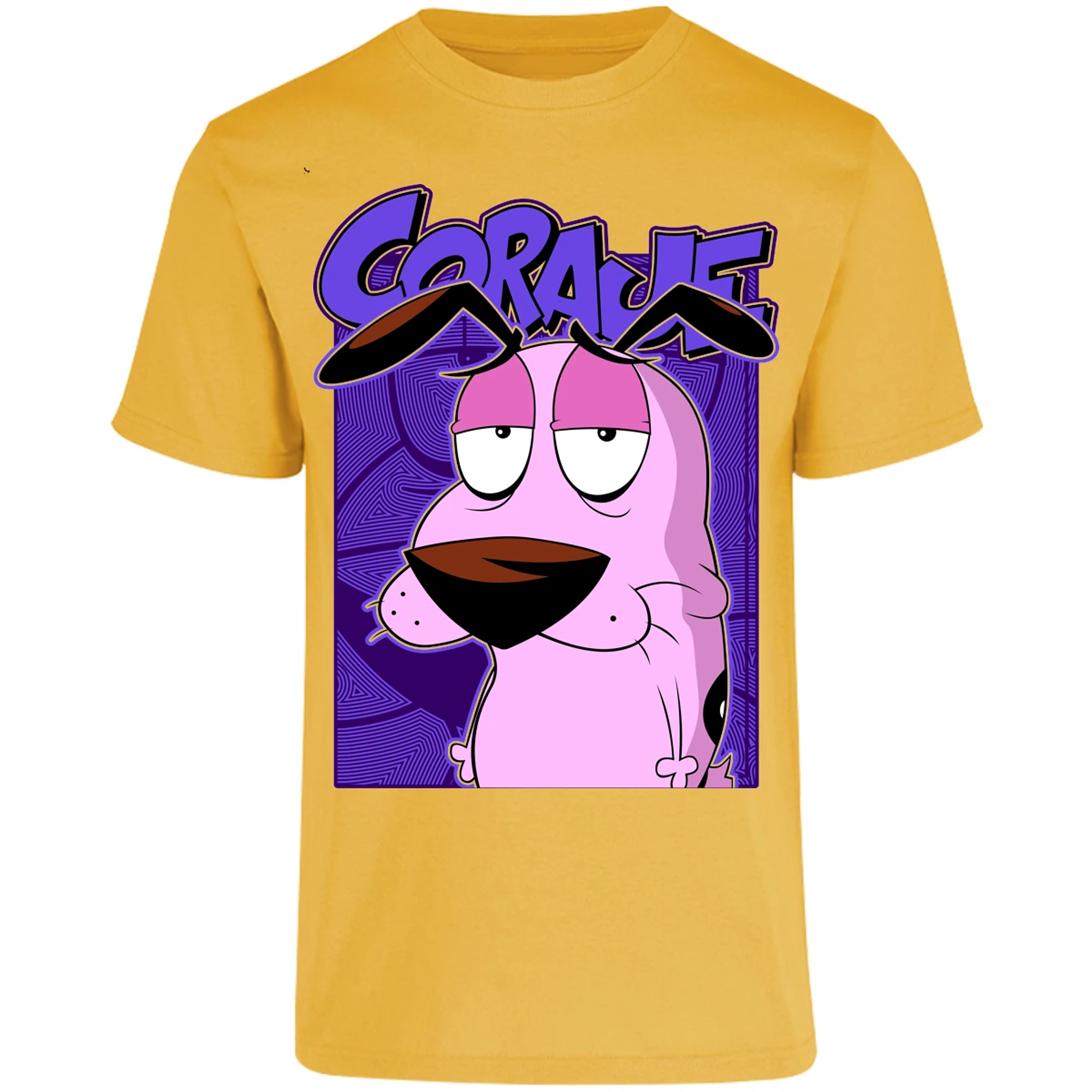 Playera Coraje El Perro Cobarde Coraje para Adulto 11