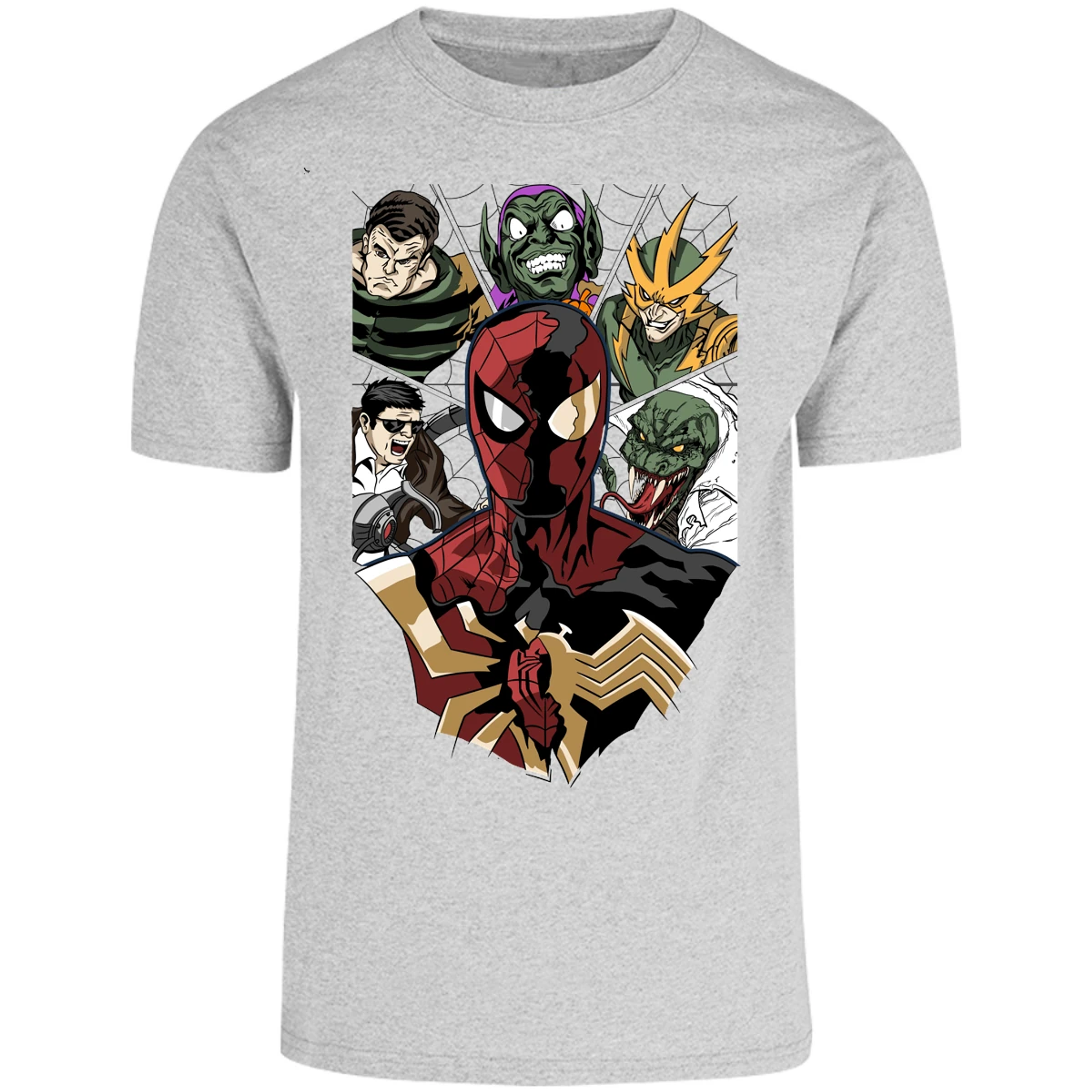 Playera Es De Series Y Peliculas Spiderman Vs Villanos para Adulto 2