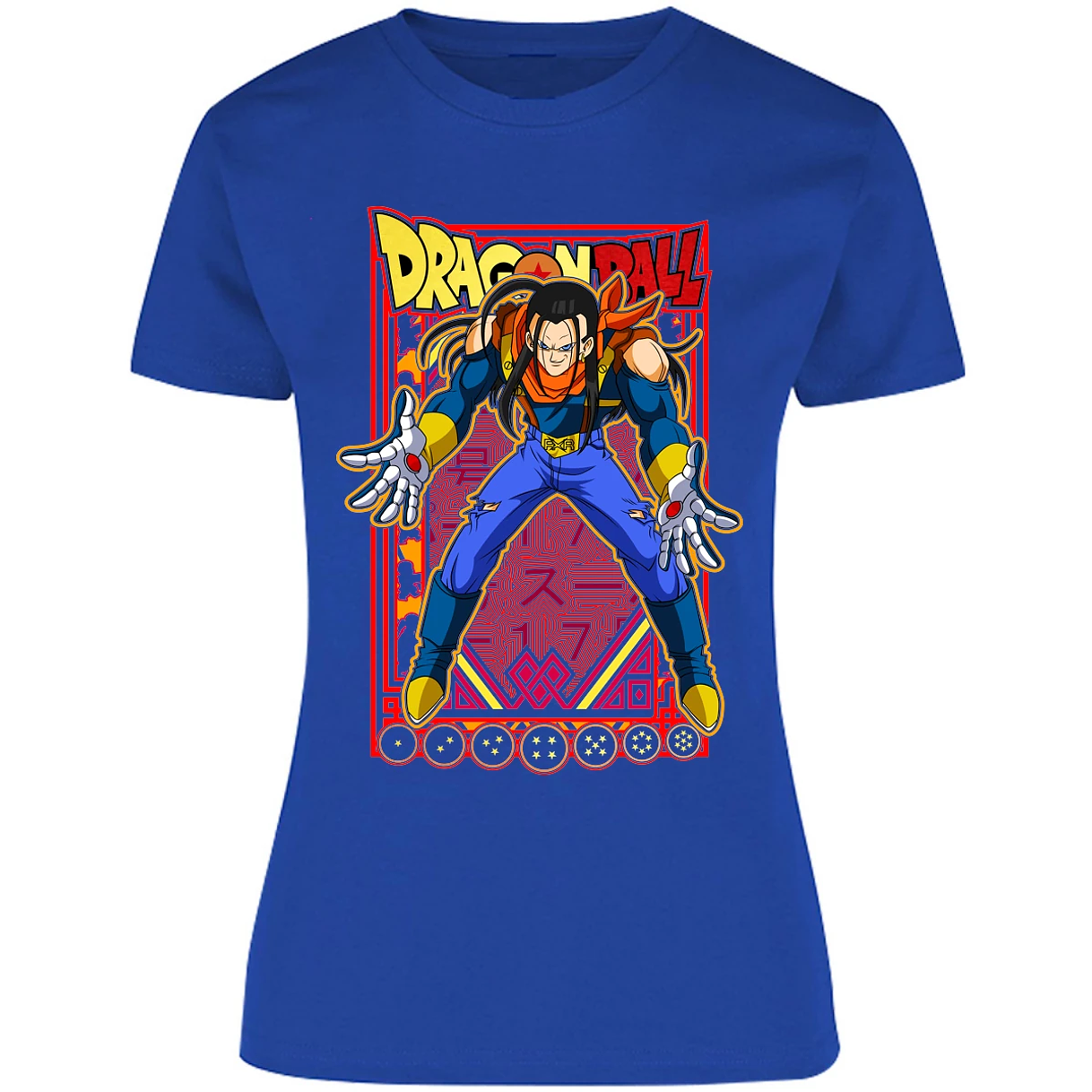Blusa Dragon Ball Anime Androide 17 Blusa para Mujer 9