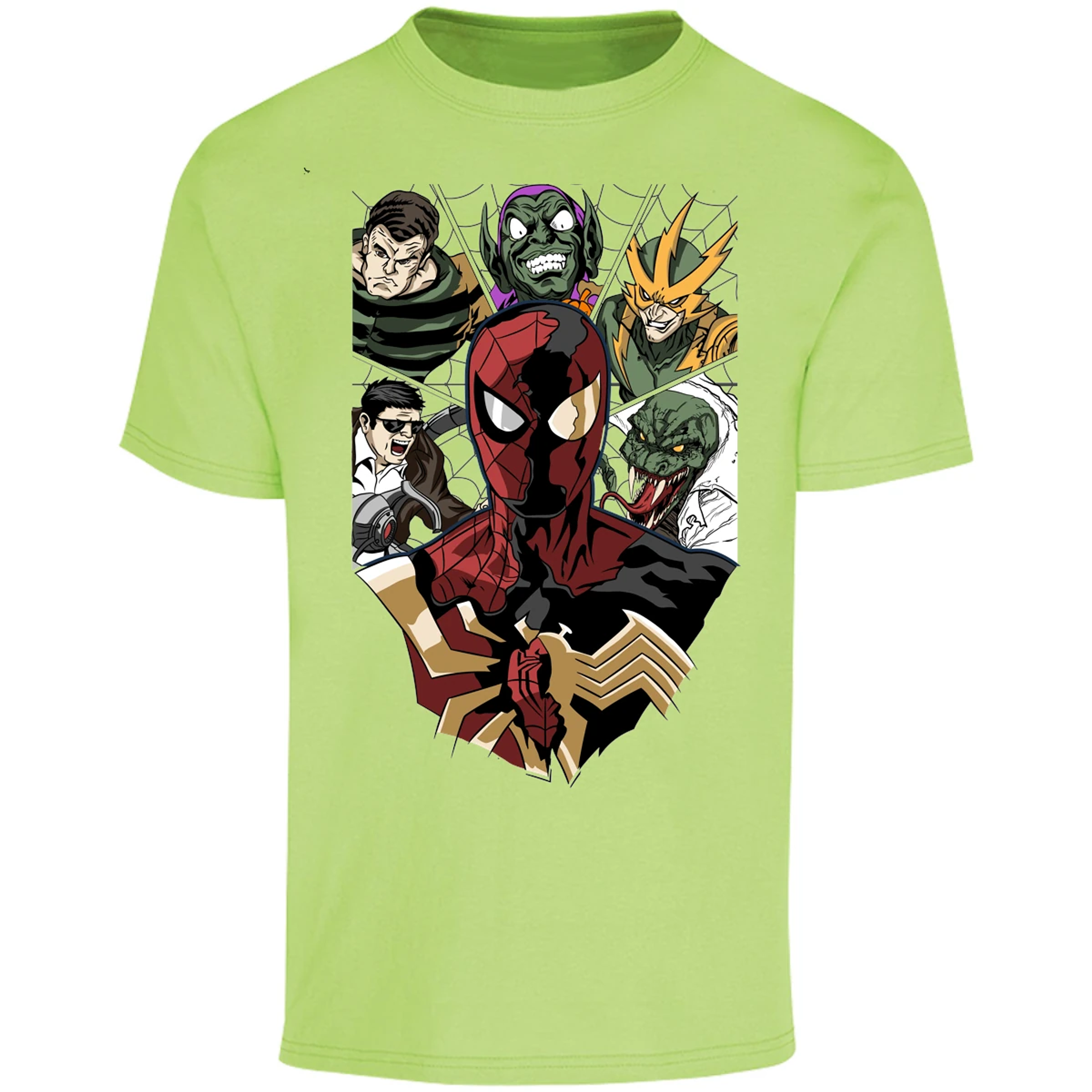 Playera Es De Series Y Peliculas Spiderman Vs Villanos para Adulto 1