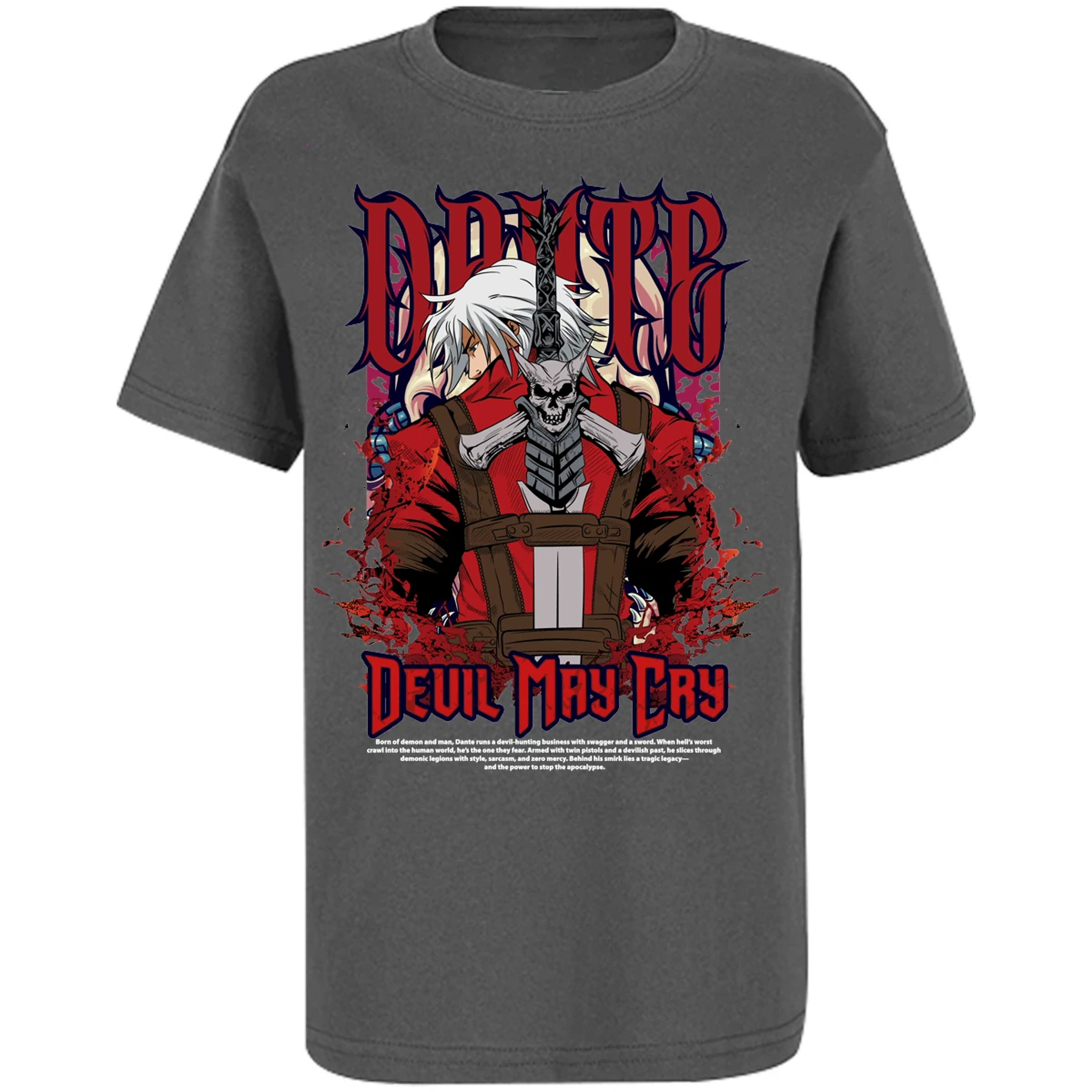 Playera Devil May Cry Devil May Cry Dante para Niño 14