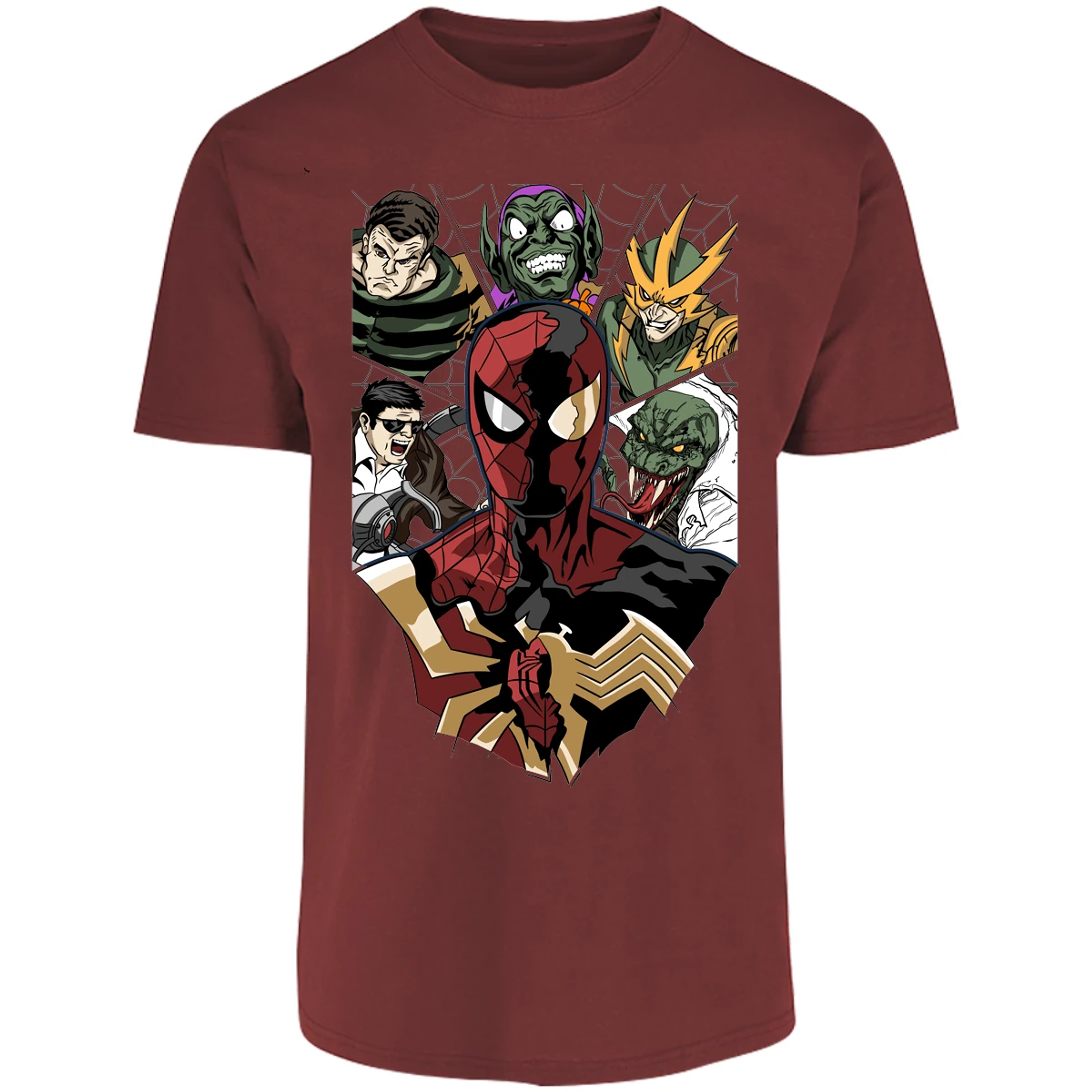Playera Es De Series Y Peliculas Spiderman Vs Villanos para Adulto 12