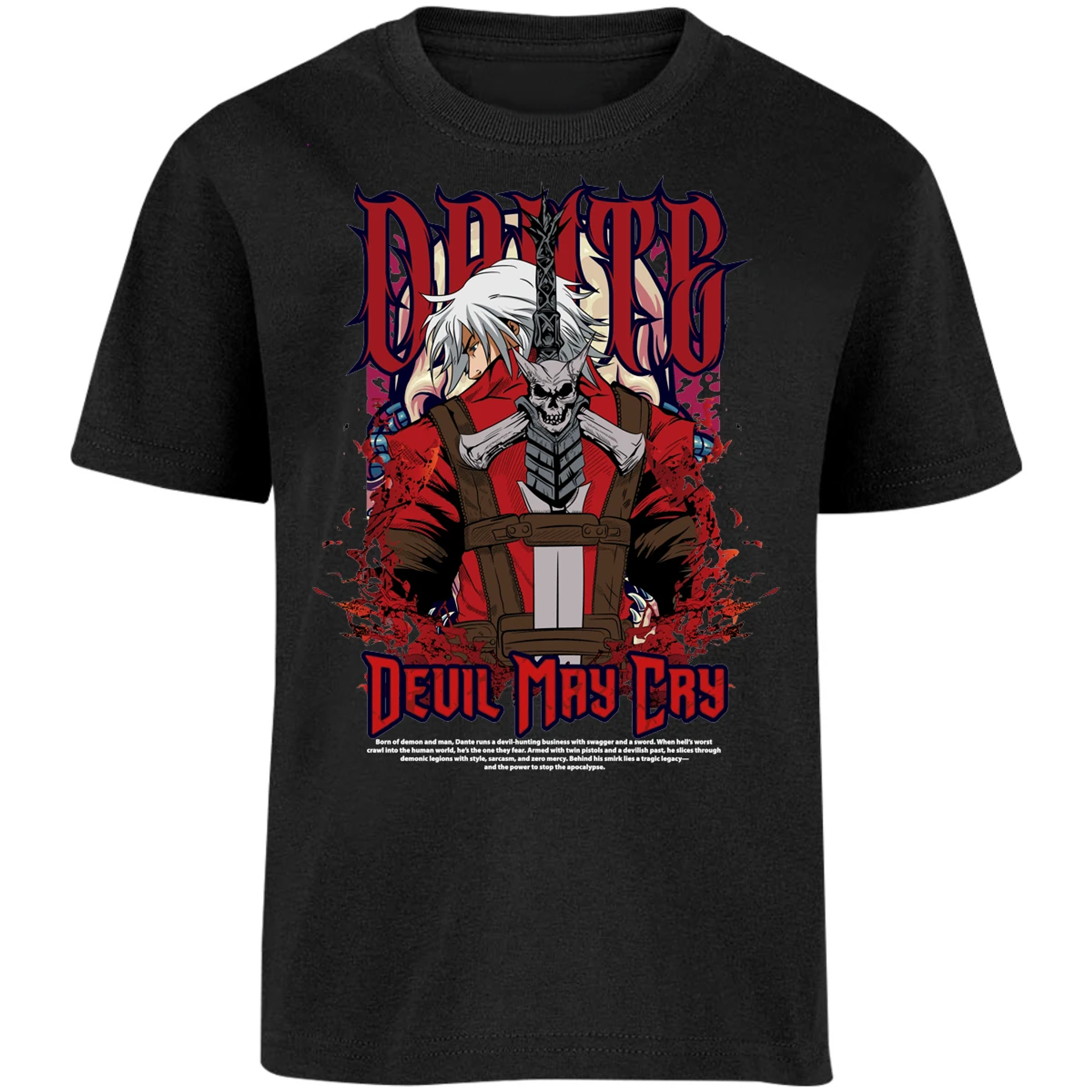 Playera Devil May Cry Devil May Cry Dante para Niño 11