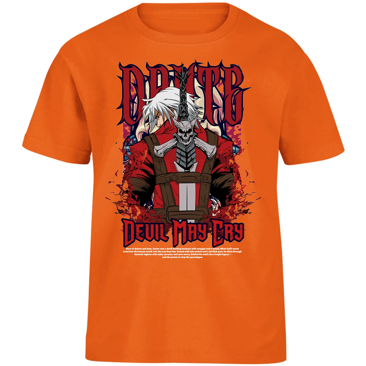 Playera Devil May Cry Devil May Cry Dante para Niño 8