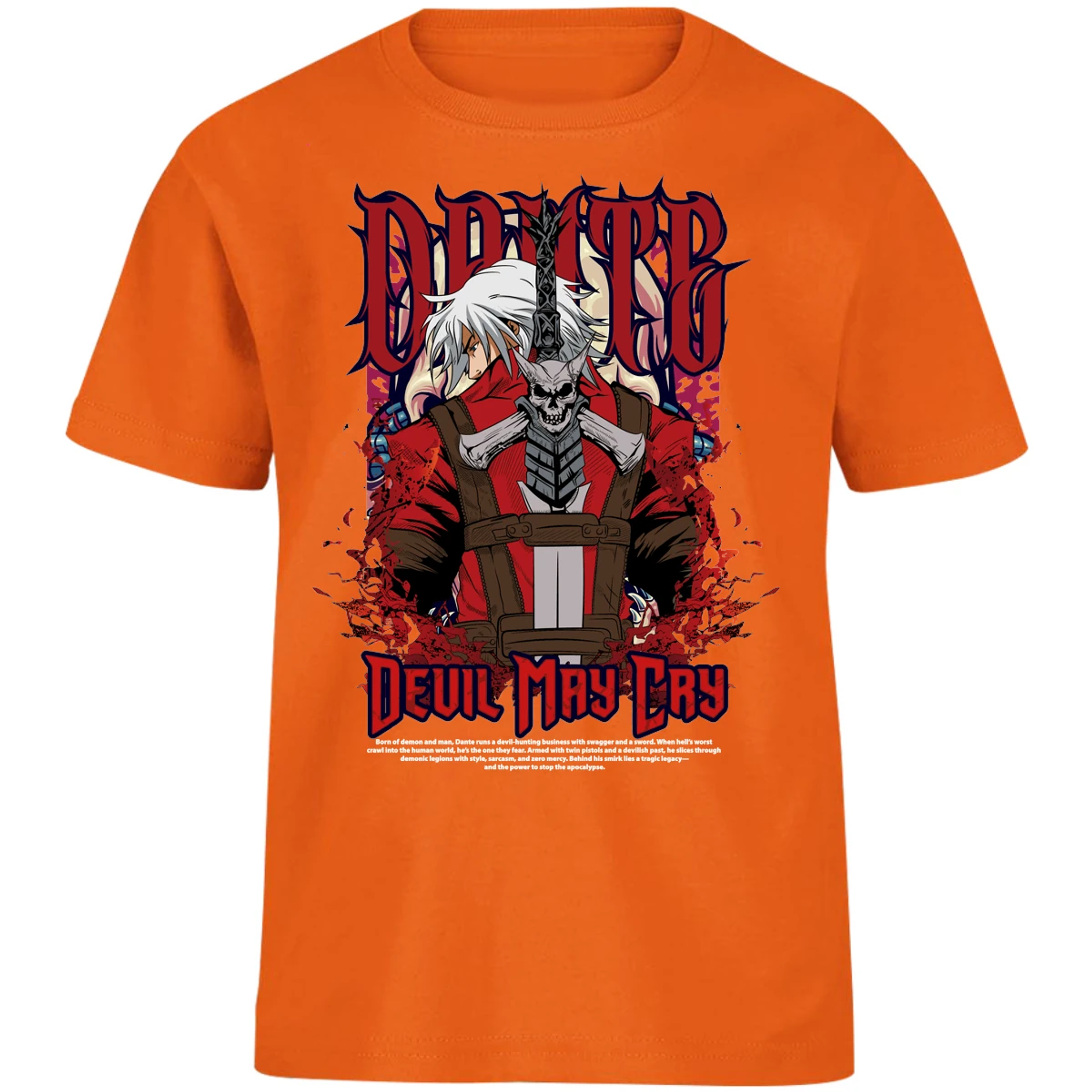 Playera Devil May Cry Devil May Cry Dante para Niño 8
