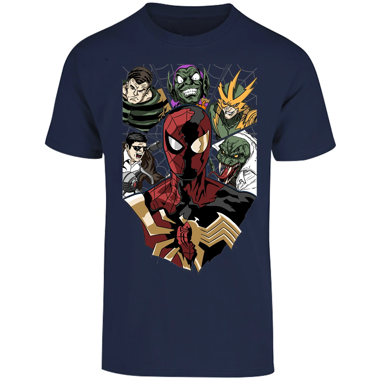 Playera Es De Series Y Peliculas Spiderman Vs Villanos para Adulto 13