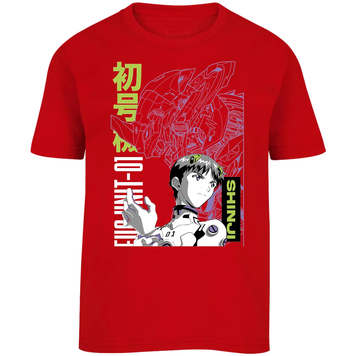 Playera Evangelion Shinji para Niño 15