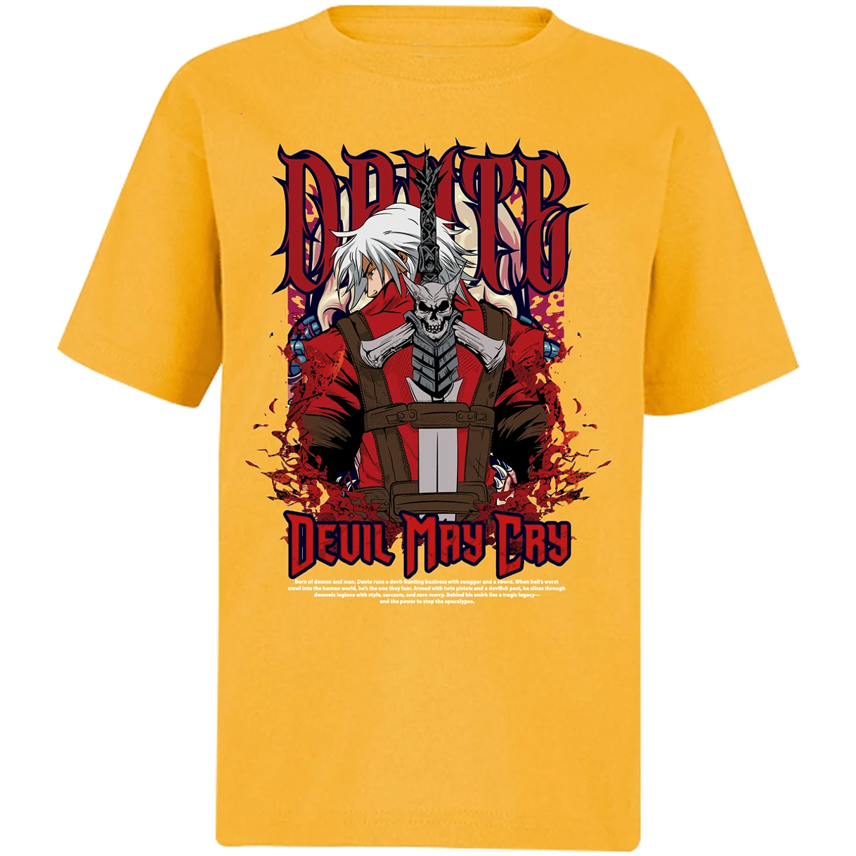 Playera Devil May Cry Devil May Cry Dante para Niño 9