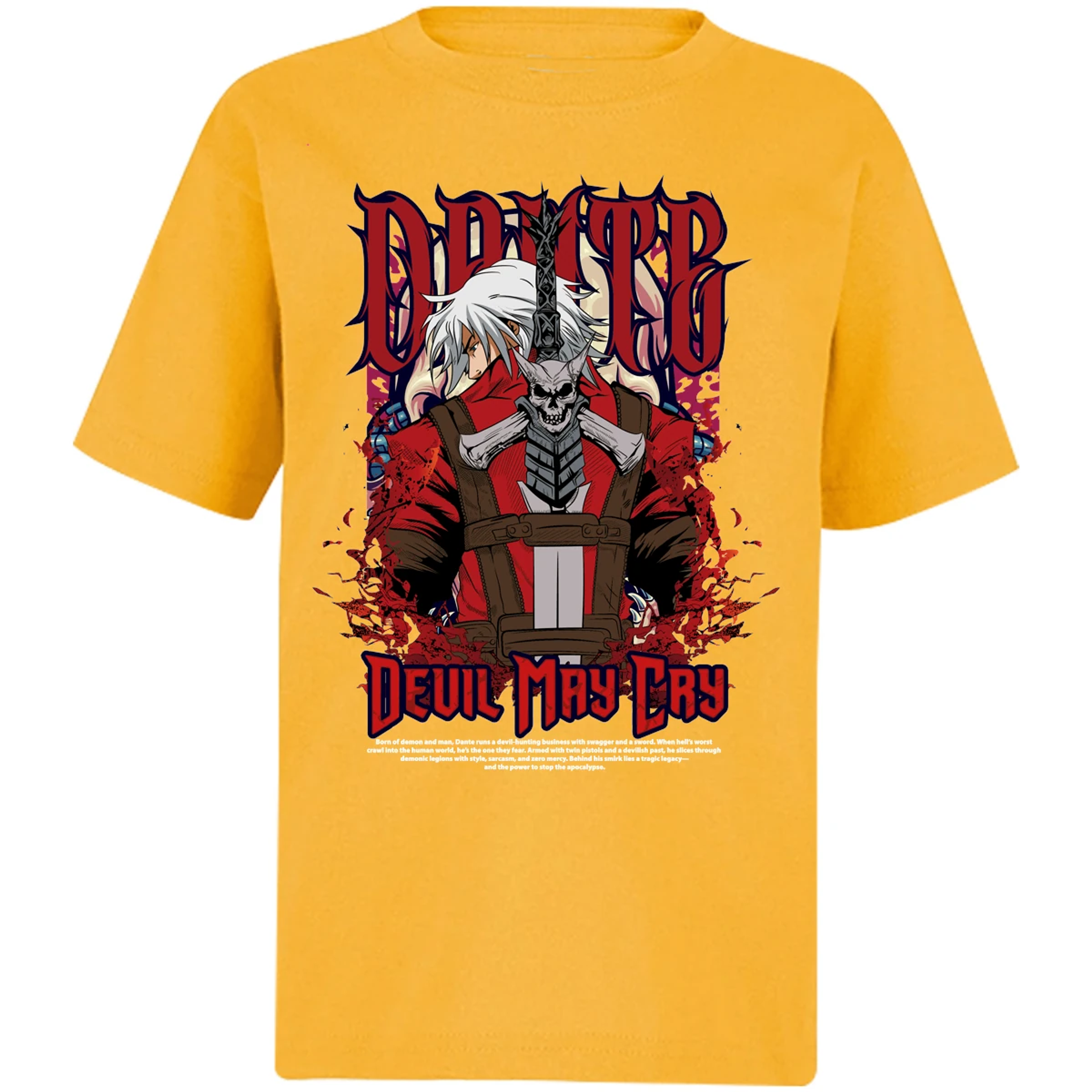 Playera Devil May Cry Devil May Cry Dante para Niño 9