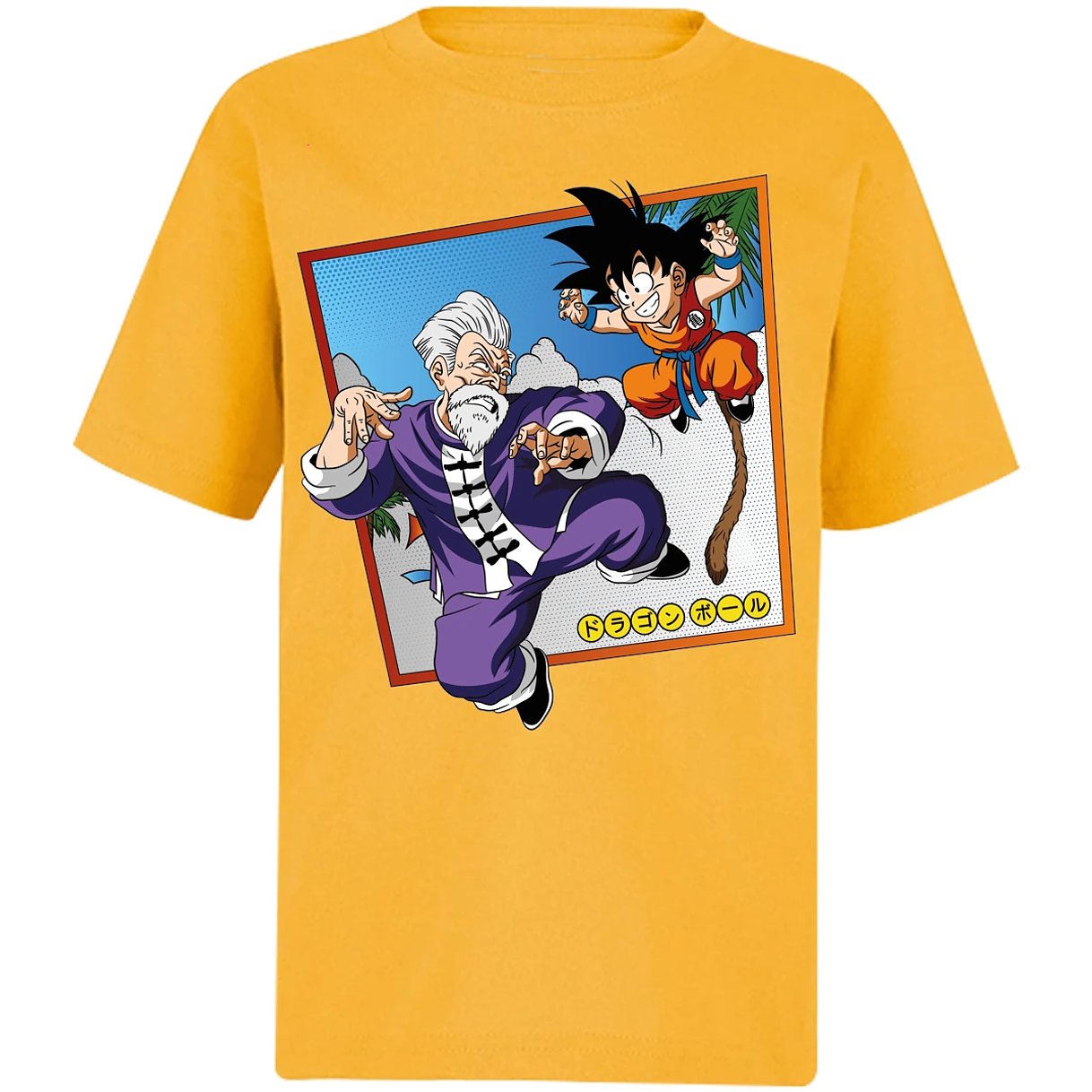 Playera Dragon Ball Goku Vs Jackie Shun para Niño 8