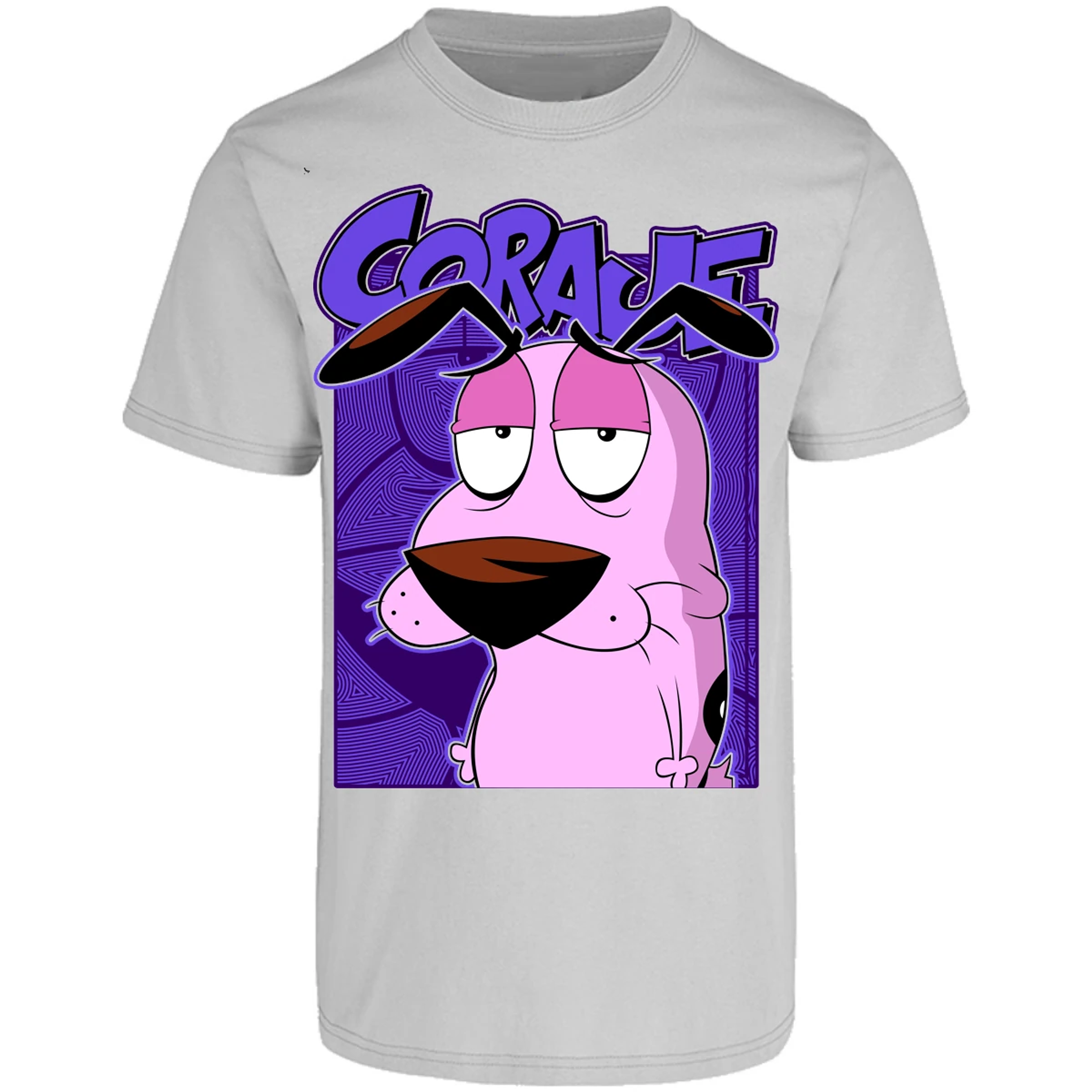 Playera Coraje El Perro Cobarde Coraje para Adulto 22