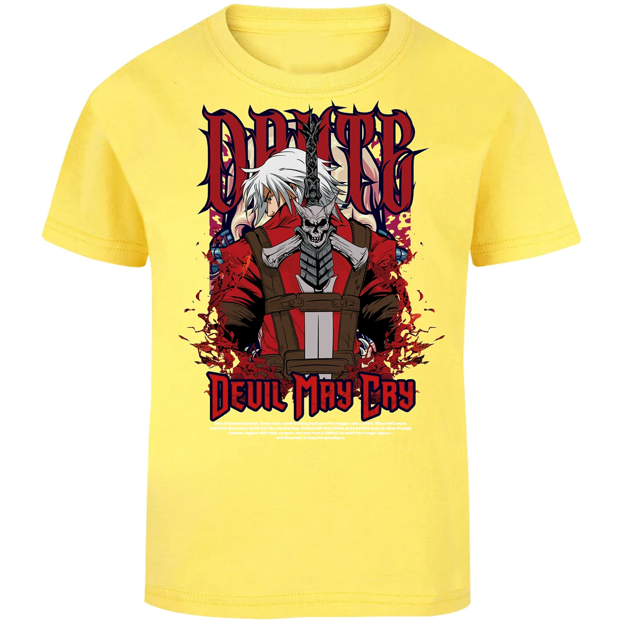 Playera Devil May Cry Devil May Cry Dante para Niño 1