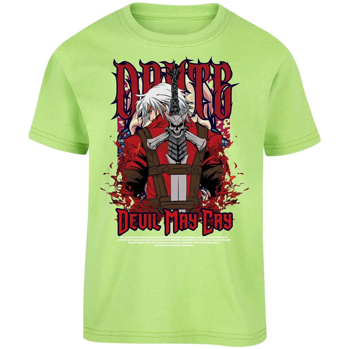 Playera Devil May Cry Devil May Cry Dante para Niño 6