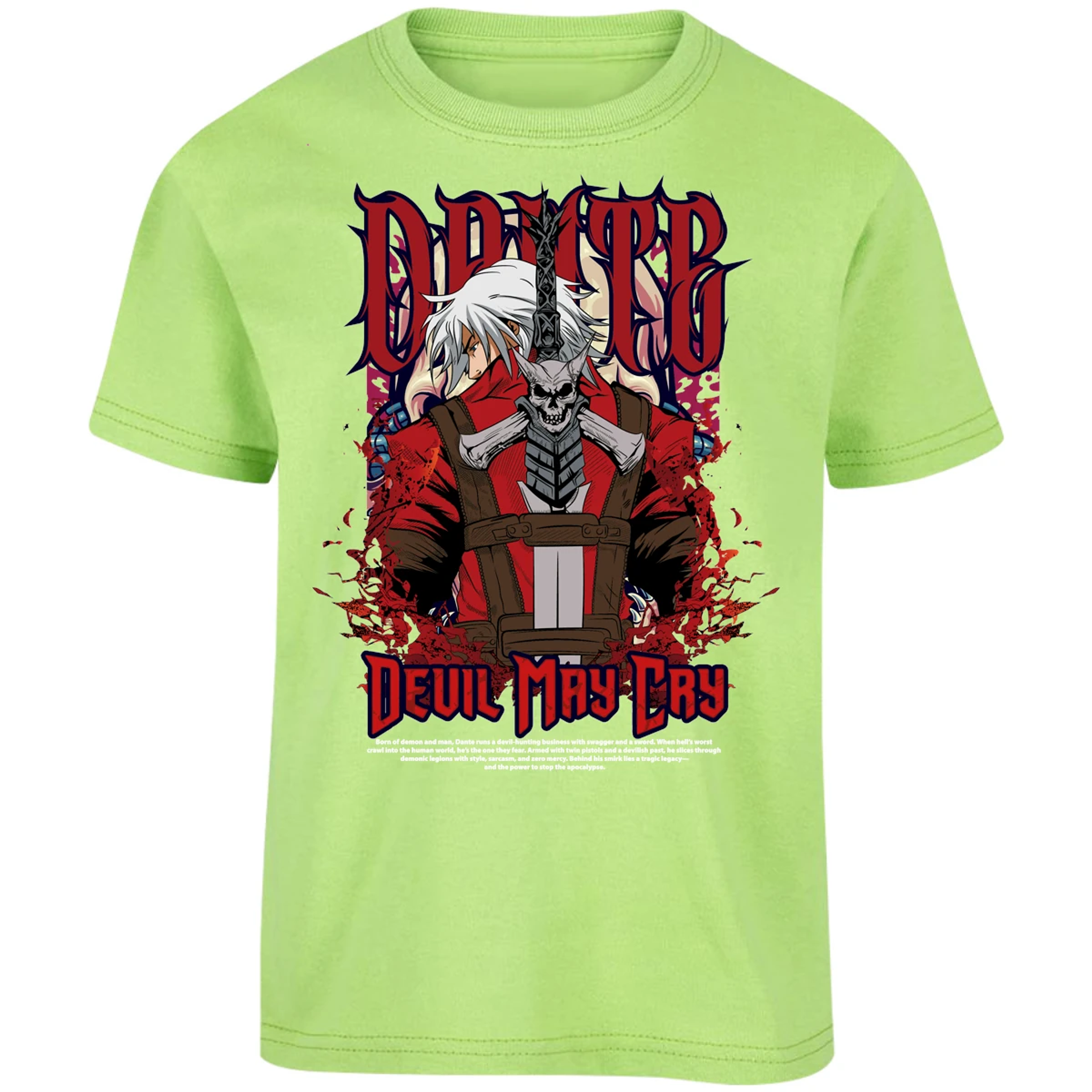 Playera Devil May Cry Devil May Cry Dante para Niño 6
