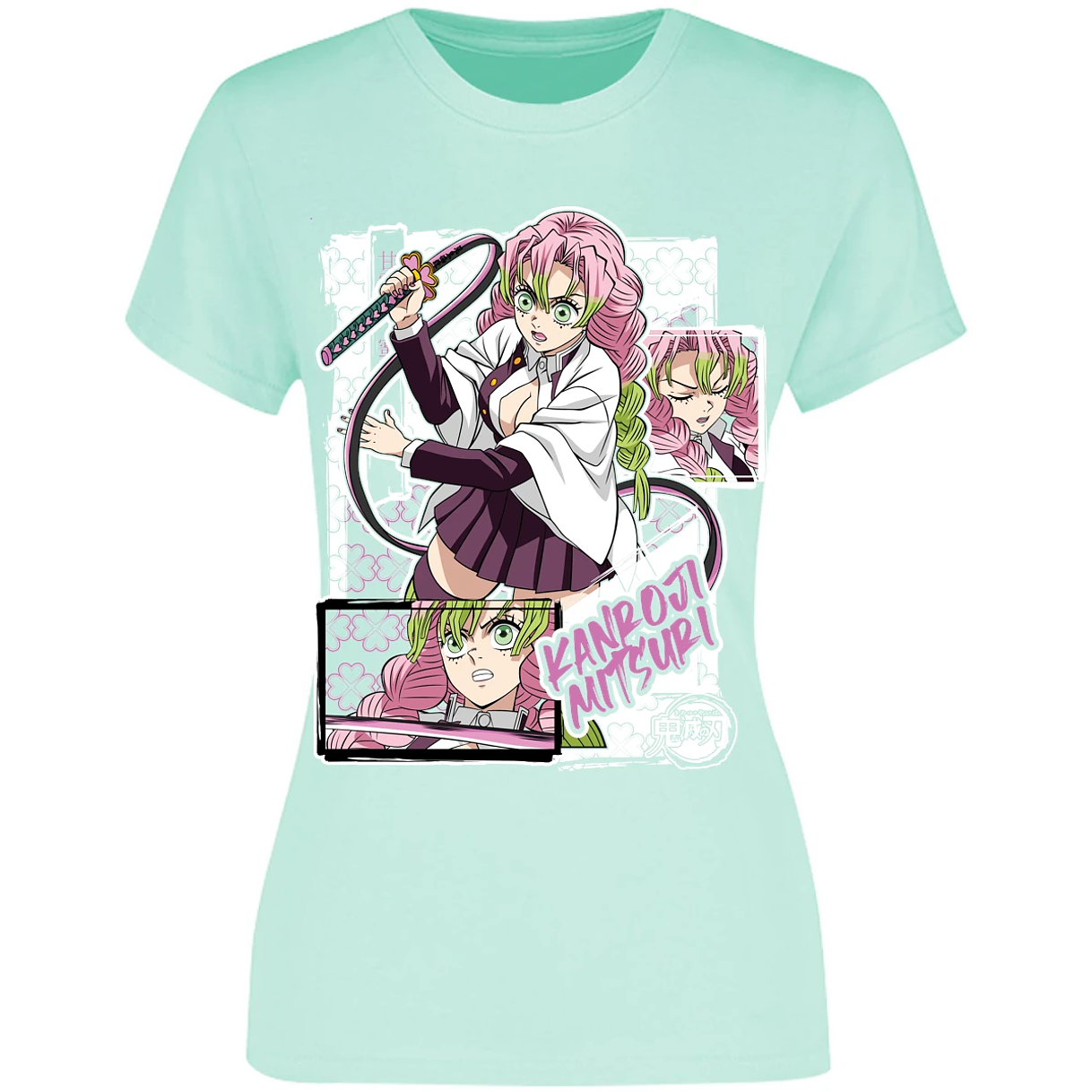 Blusa Demon Slayer Mitsuri Anime Blusa para Mujer 10
