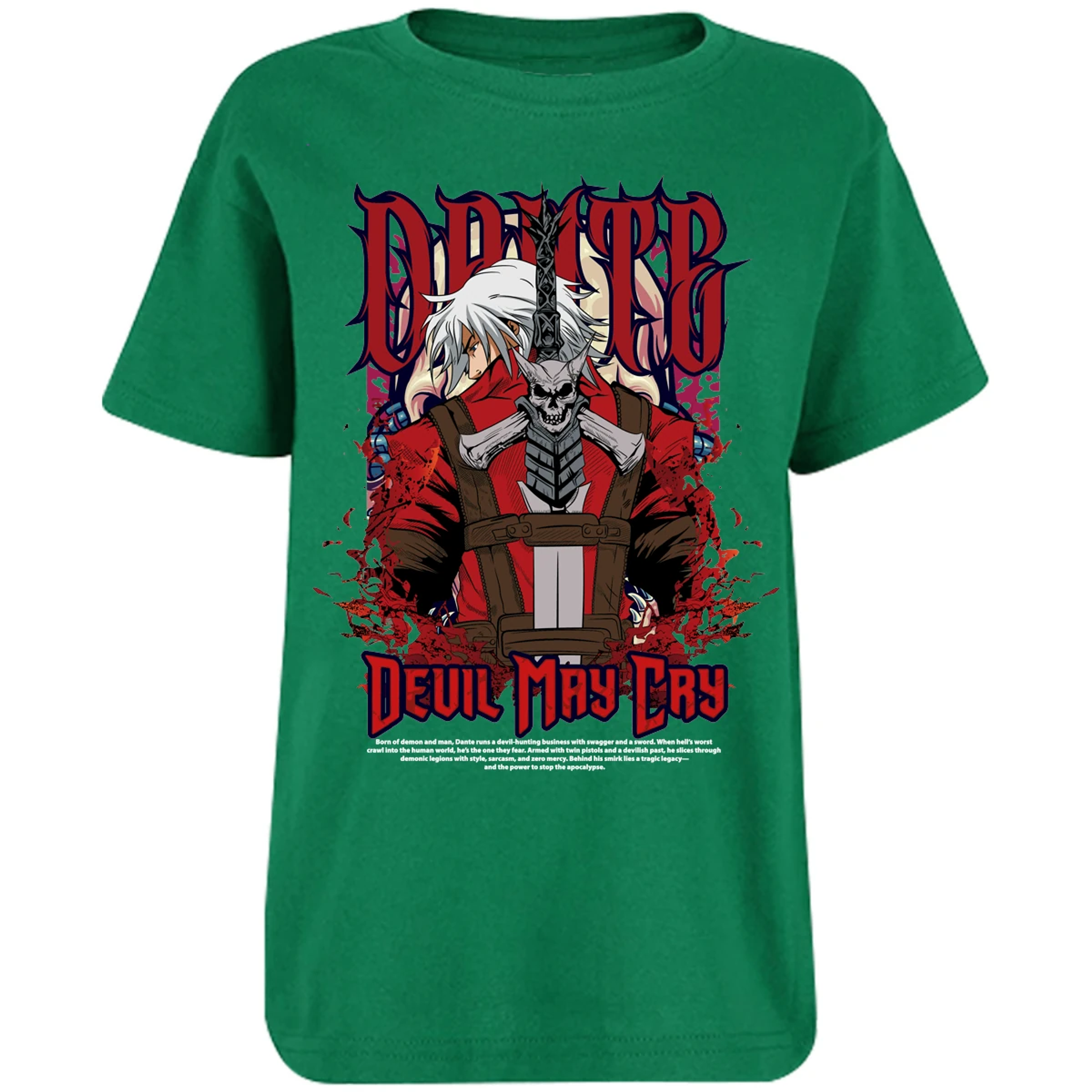 Playera Devil May Cry Devil May Cry Dante para Niño 7