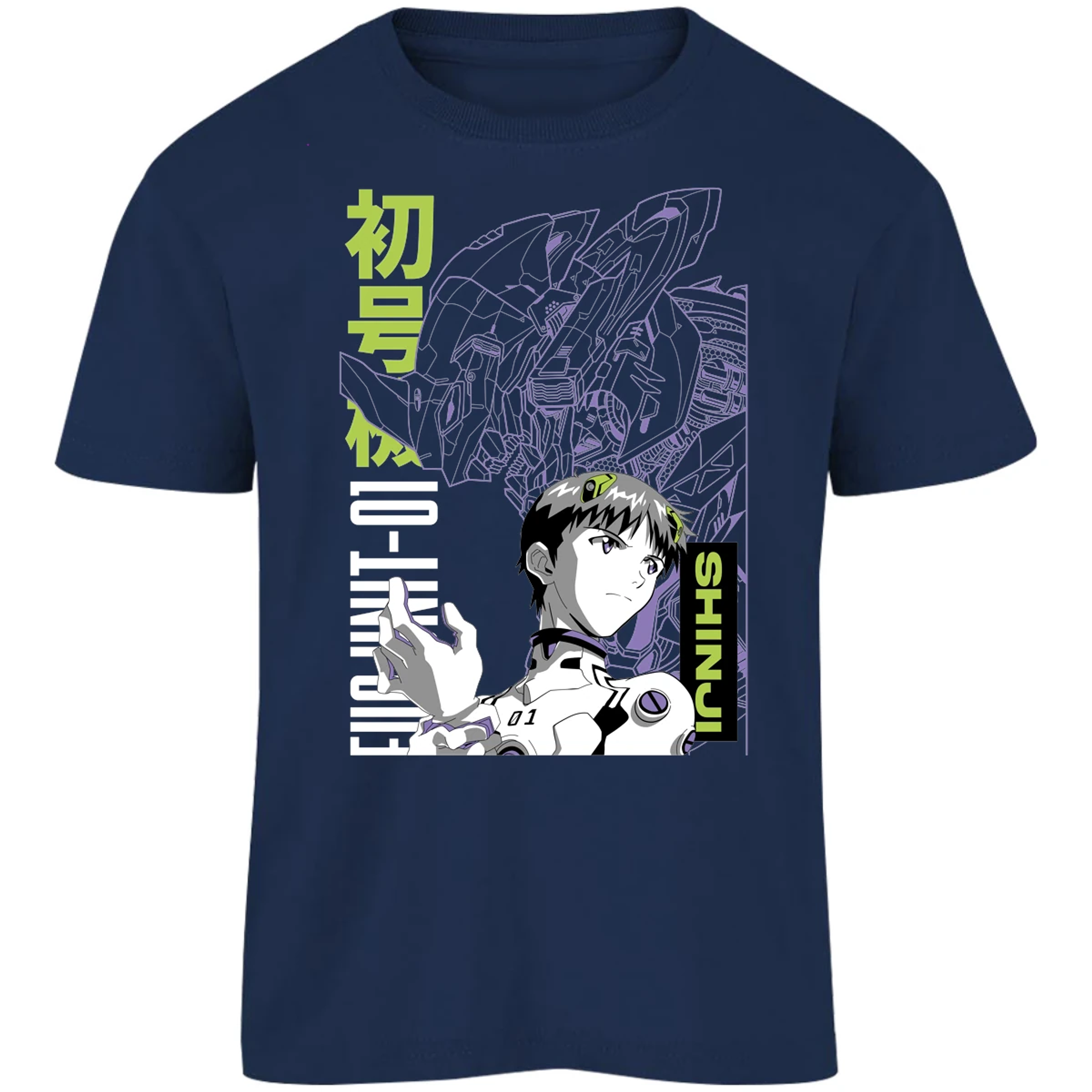 Playera Evangelion Shinji para Niño 8