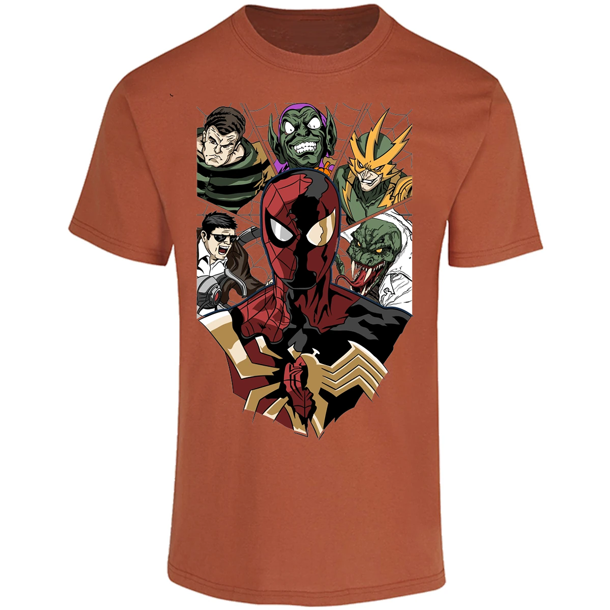 Playera Es De Series Y Peliculas Spiderman Vs Villanos para Adulto 7