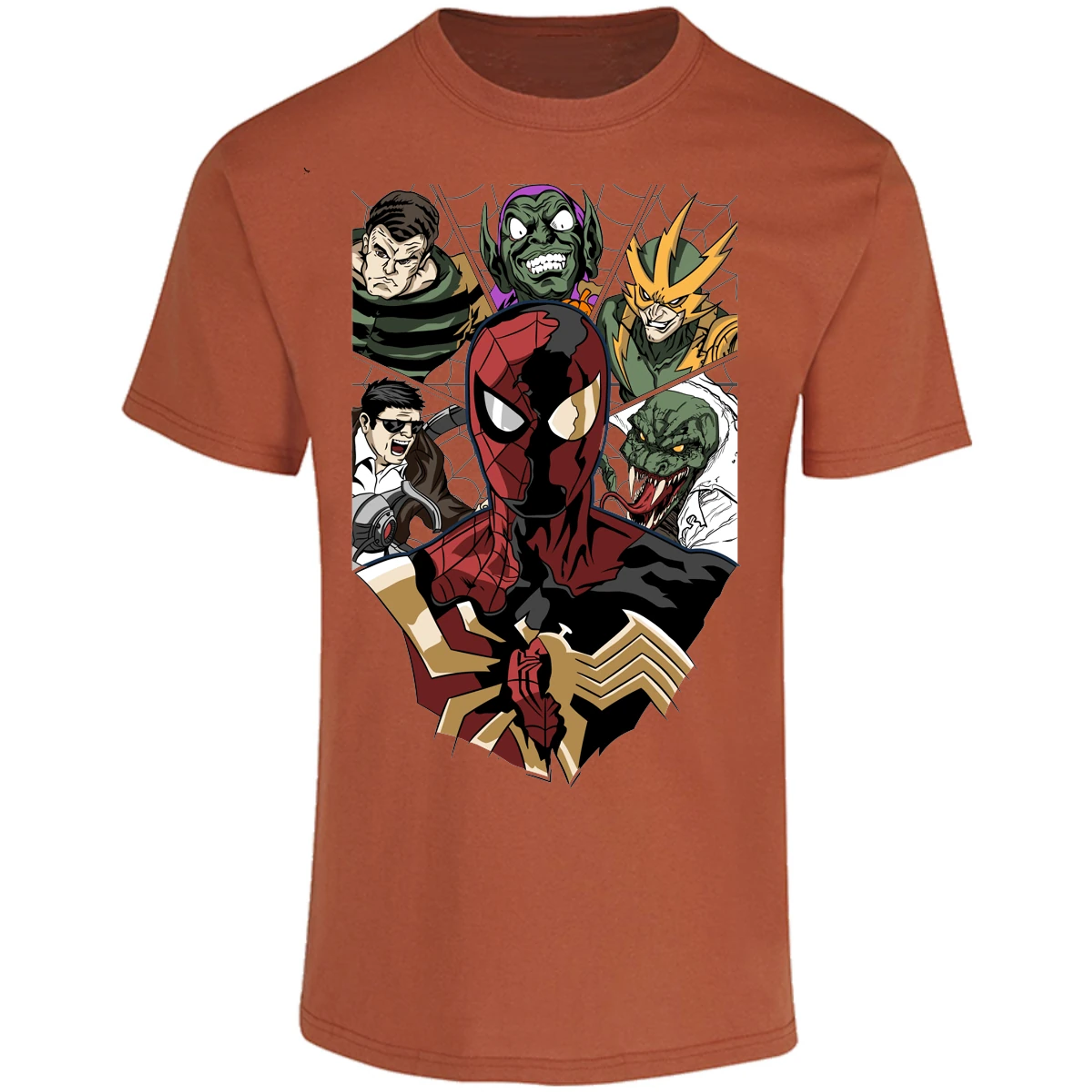 Playera Es De Series Y Peliculas Spiderman Vs Villanos para Adulto 7