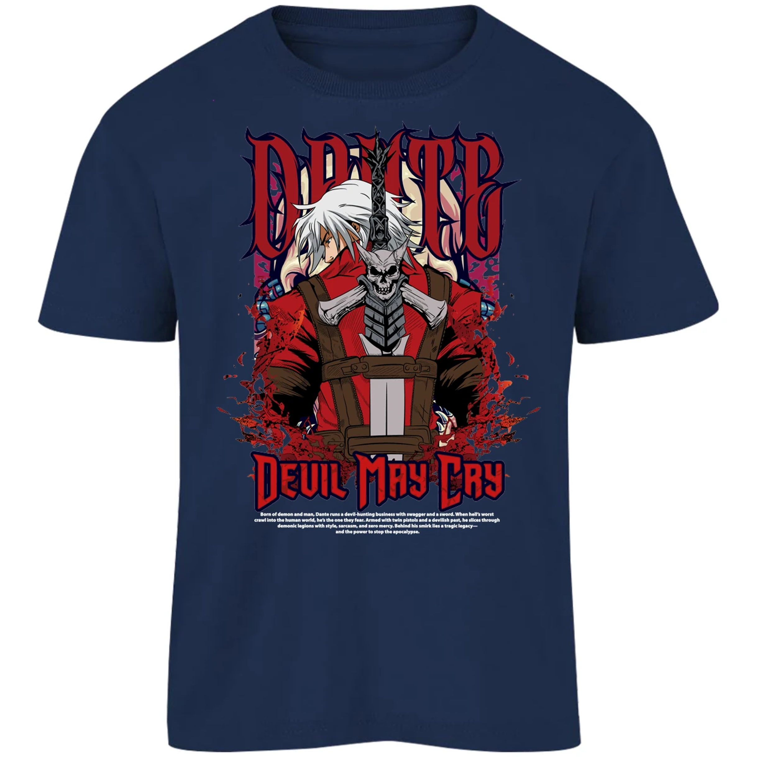 Playera Devil May Cry Devil May Cry Dante para Niño 15