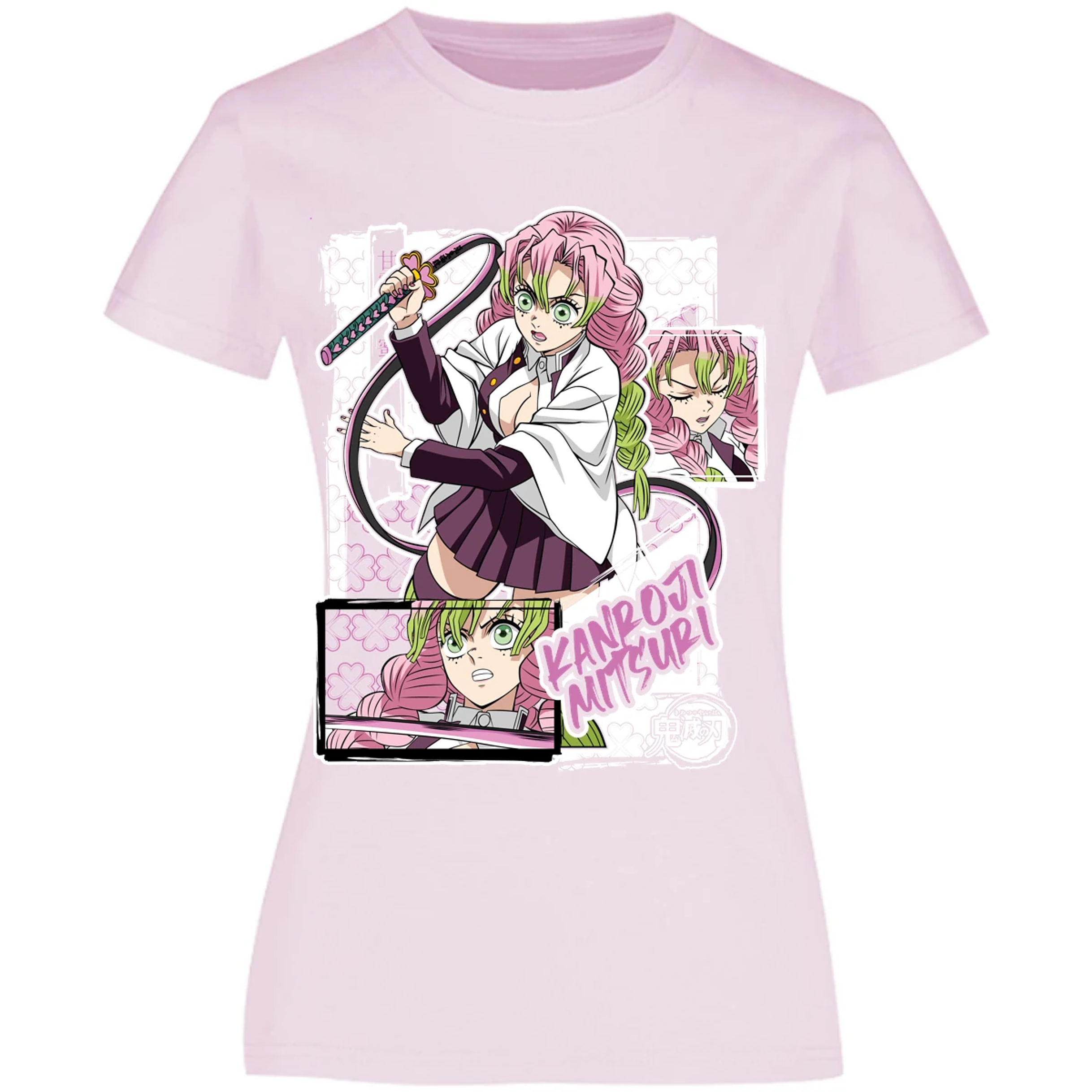 Blusa Demon Slayer Mitsuri Anime Blusa para Mujer 4