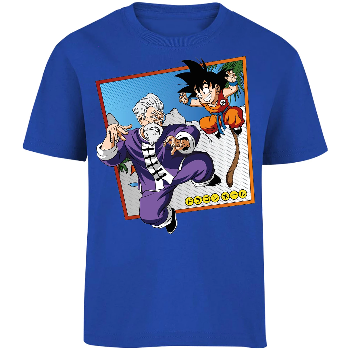 Playera Dragon Ball Goku Vs Jackie Shun para Niño 3
