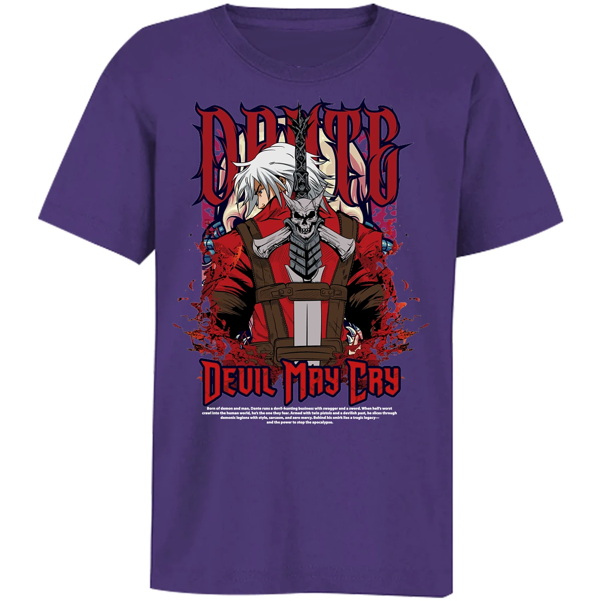 Playera Devil May Cry Devil May Cry Dante para Niño 10