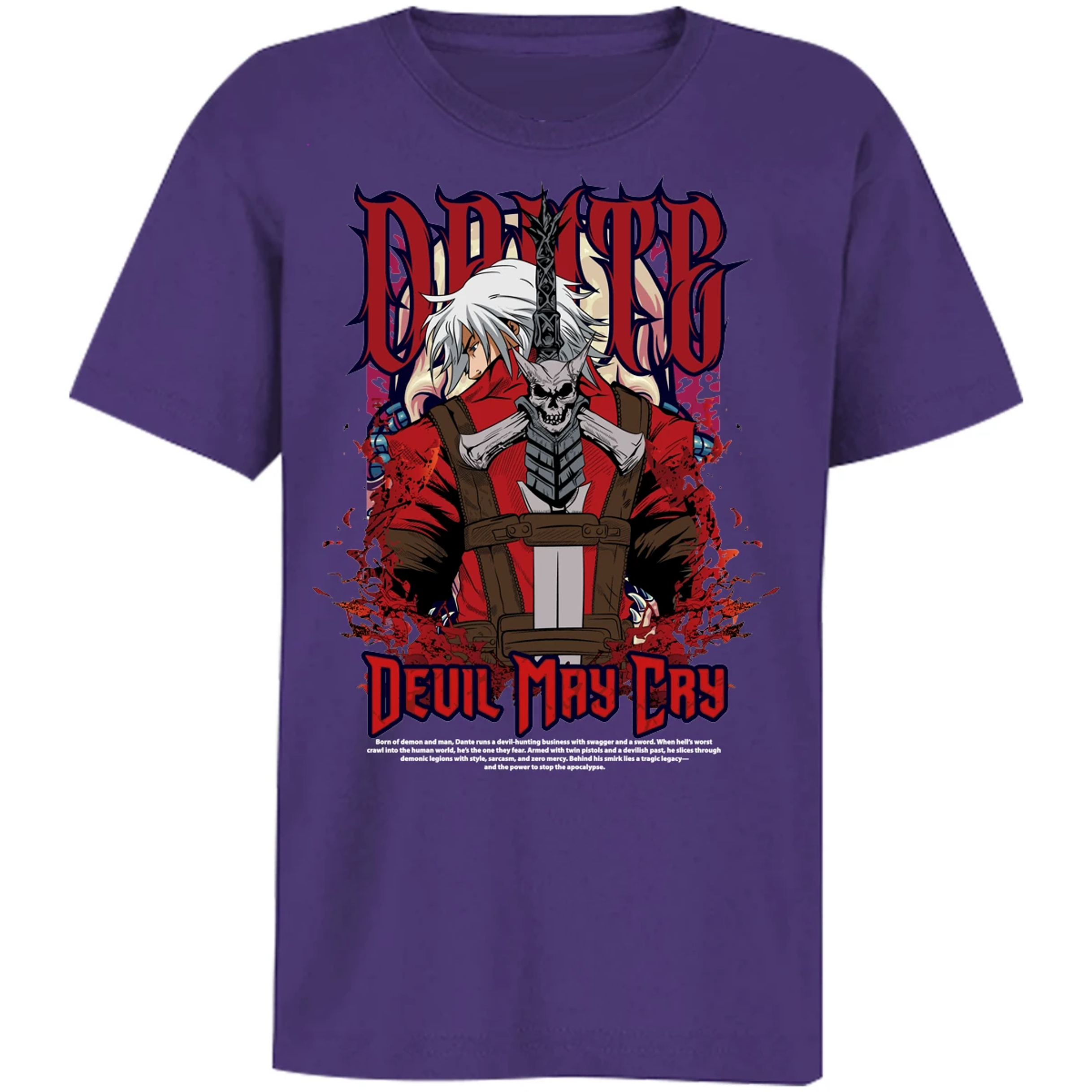 Playera Devil May Cry Devil May Cry Dante para Niño 10