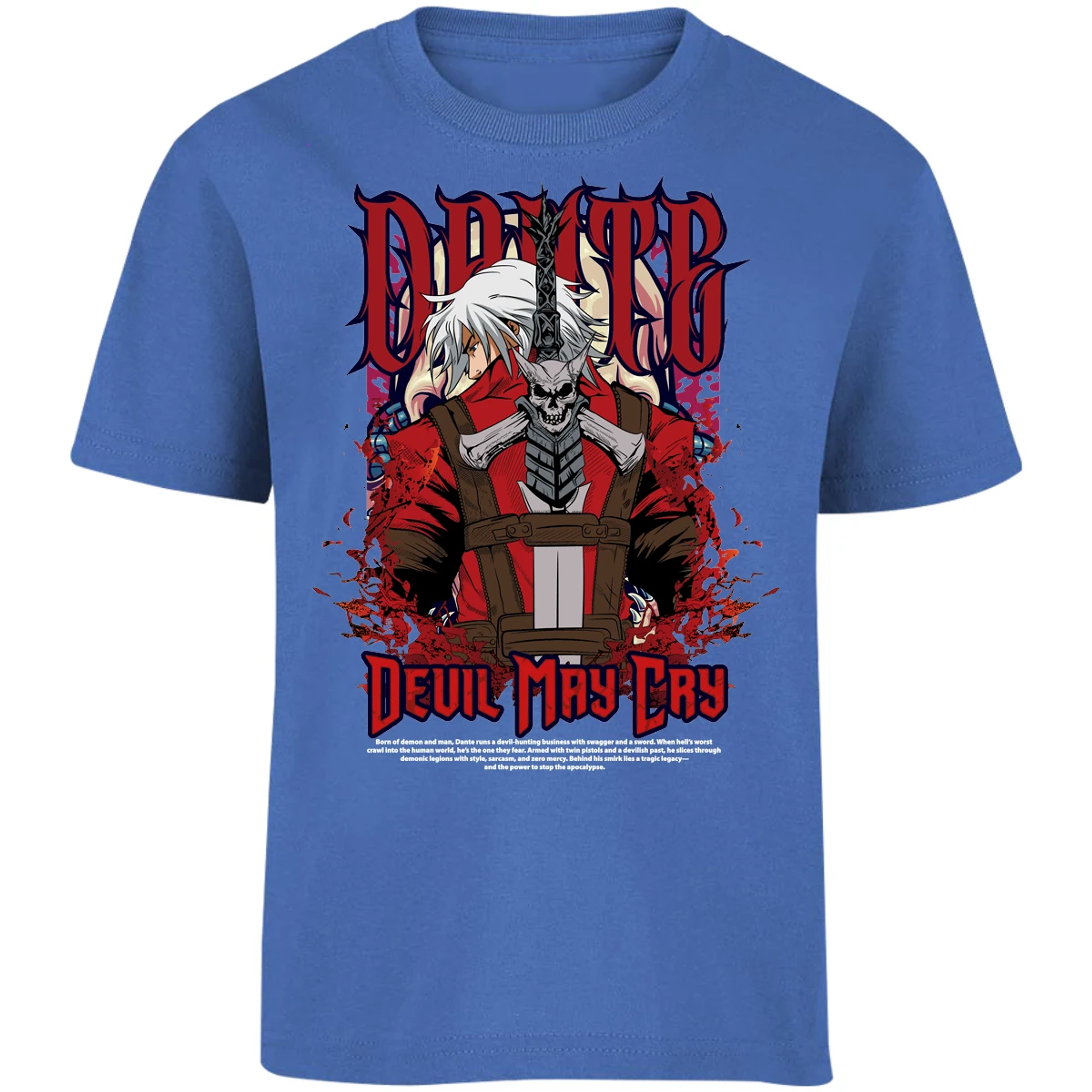 Playera Devil May Cry Devil May Cry Dante para Niño 12