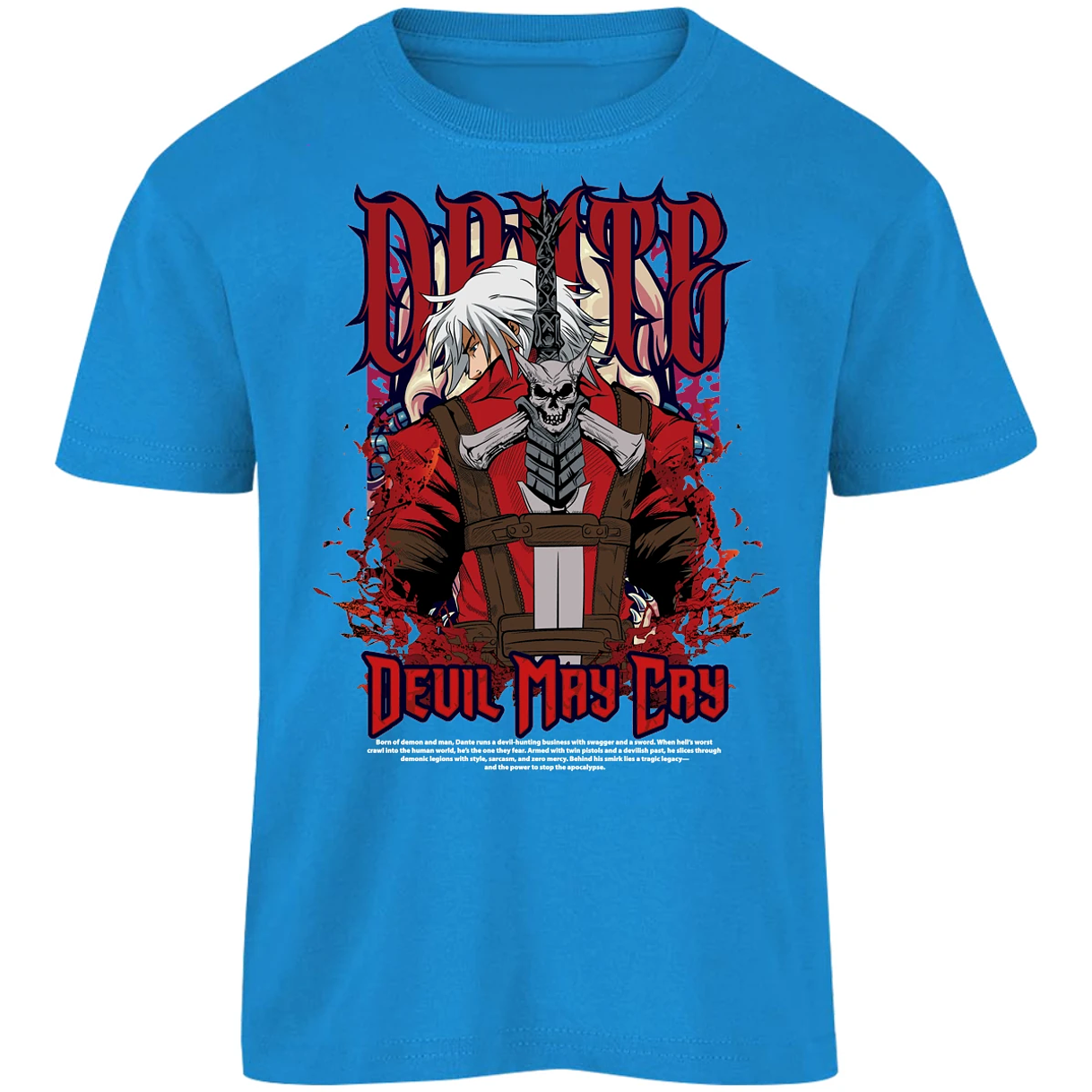 Playera Devil May Cry Devil May Cry Dante para Niño 16