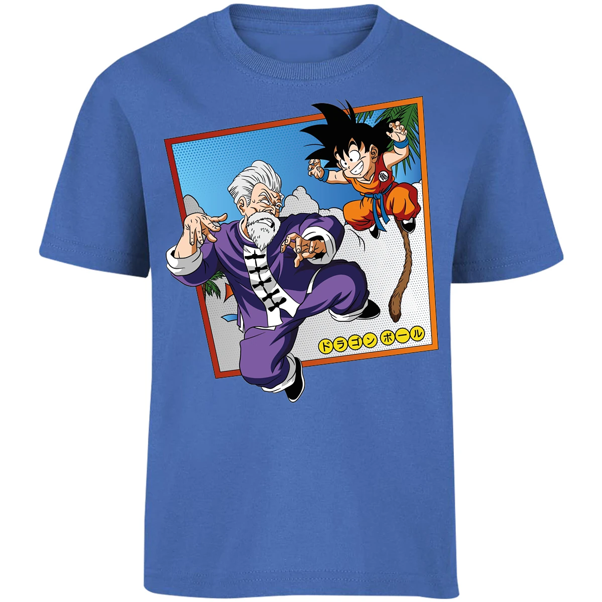 Playera Dragon Ball Goku Vs Jackie Shun para Niño 14