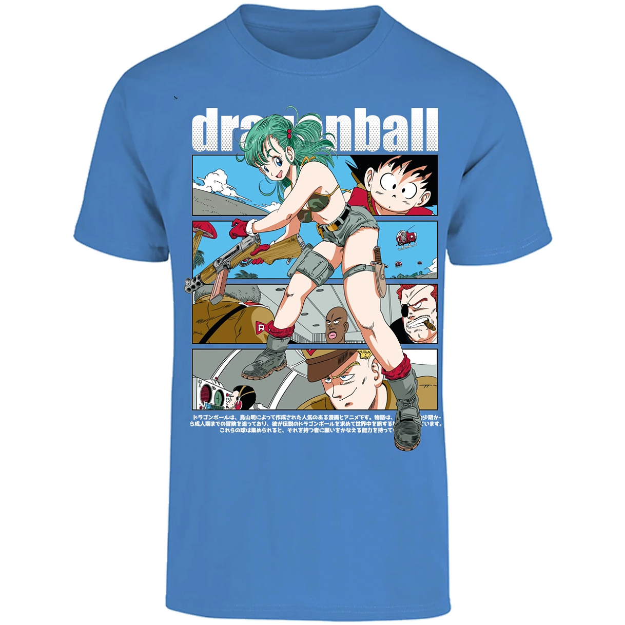 Playera Dragon Ball Bulma Dragon Ball para Adulto 18