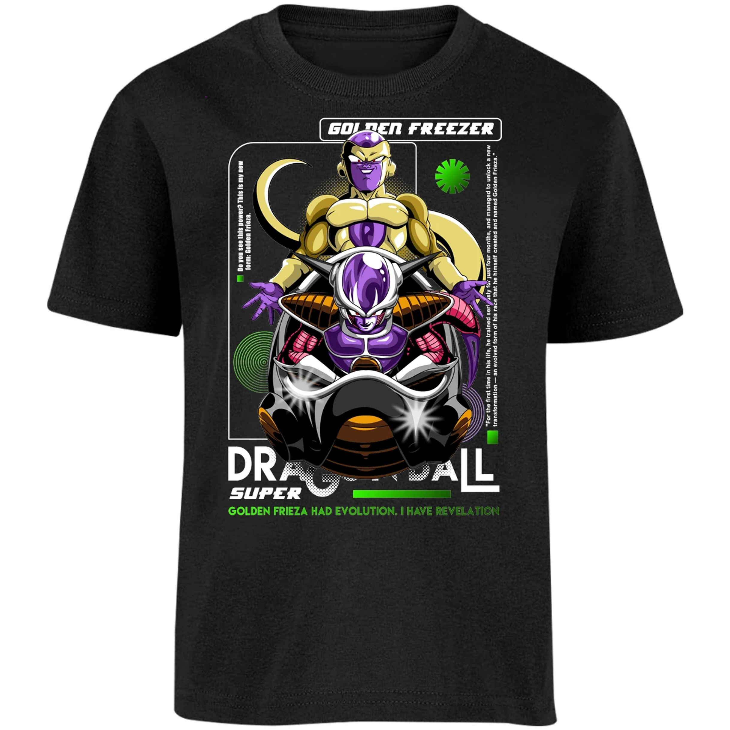 Playera Dragon Ball Golden Freezer para Niño 2