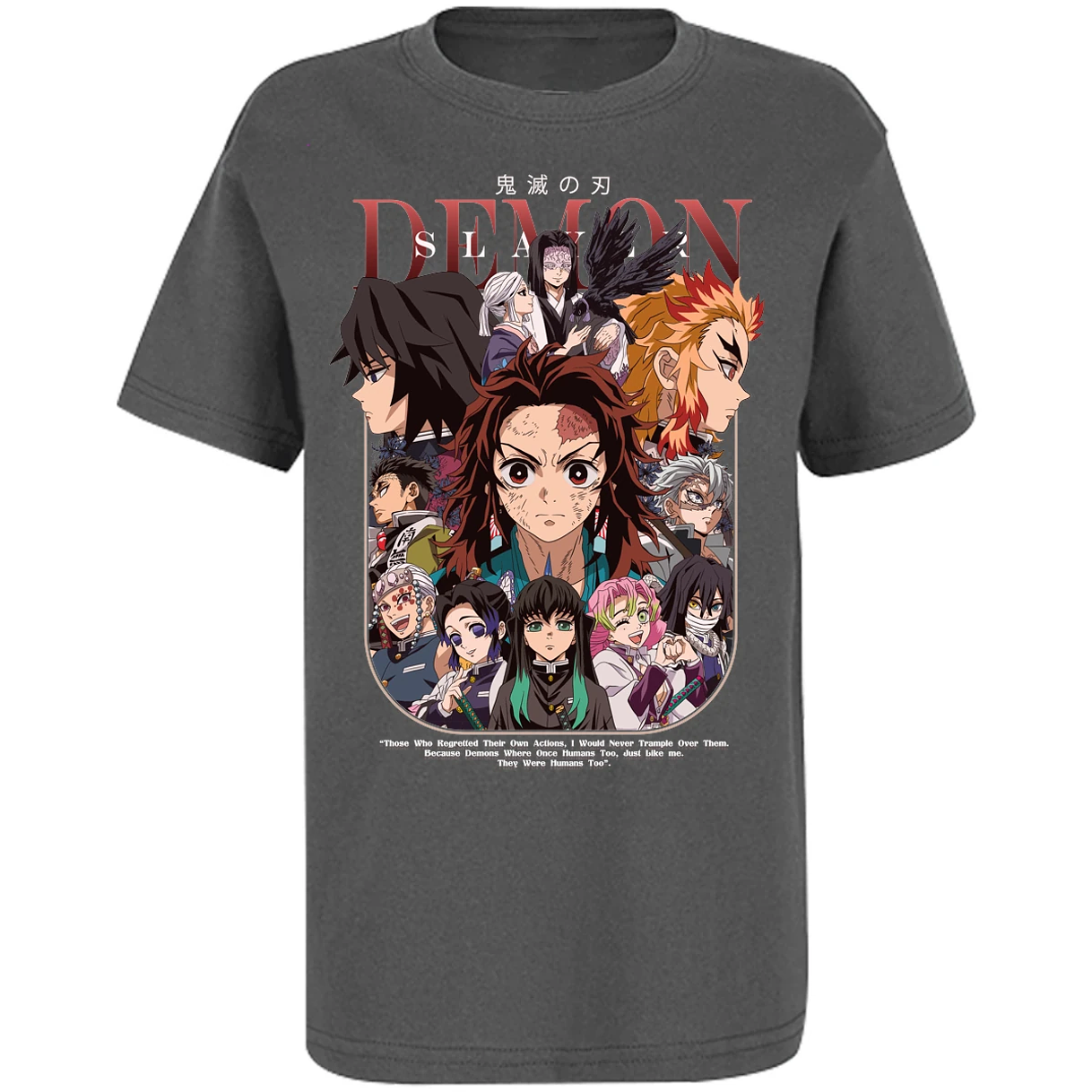 Playera Demon Slayer Demon Slayer Cazadores para Niño 9