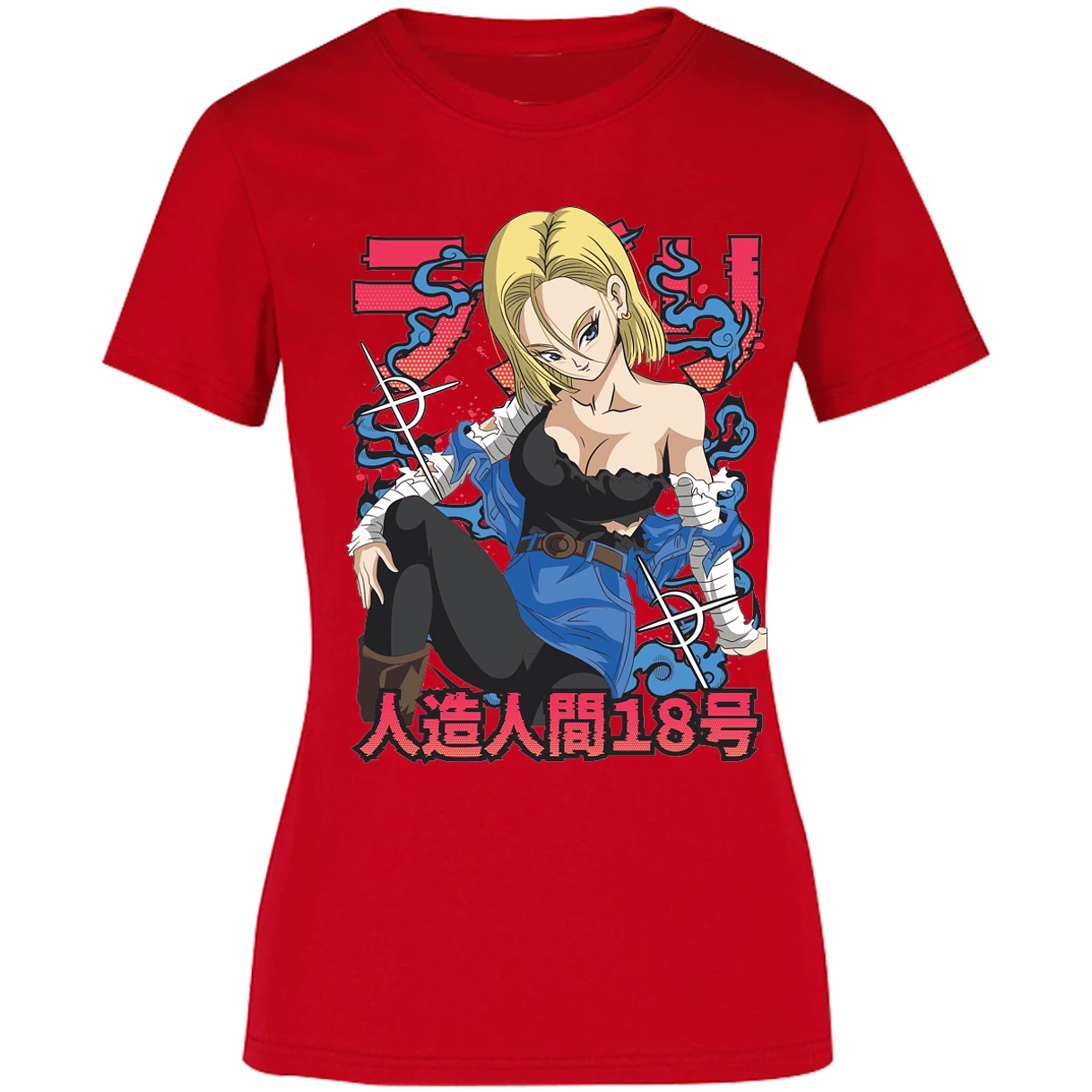 Blusa Dragon Ball Anime Androide 18 Blusa para Mujer 7