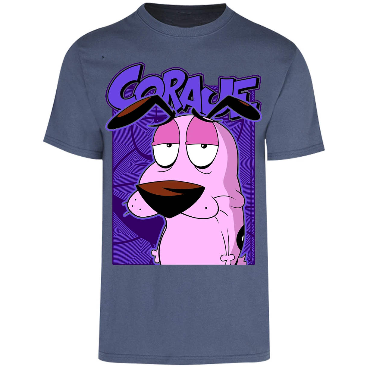 Playera Coraje El Perro Cobarde Coraje para Adulto 8