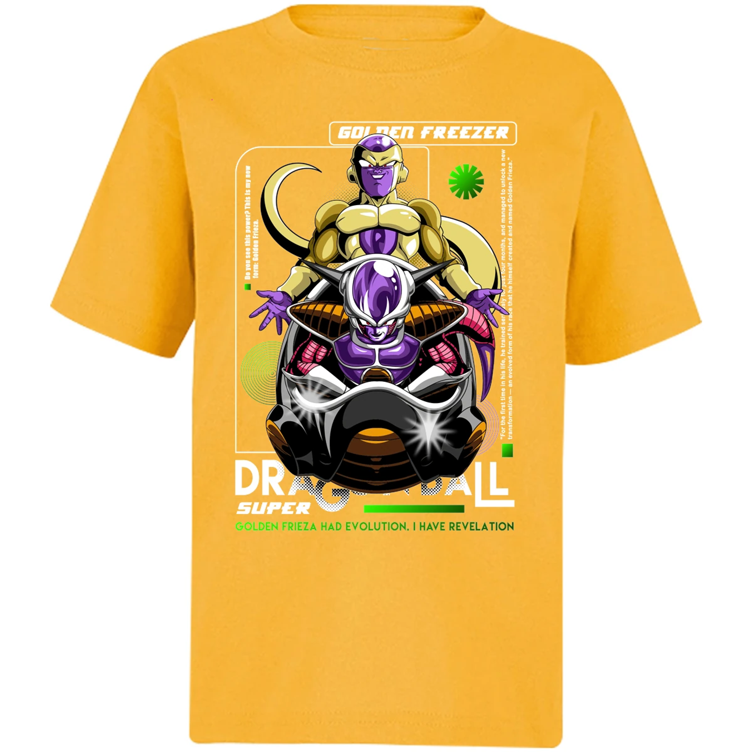 Playera Dragon Ball Golden Freezer para Niño 3