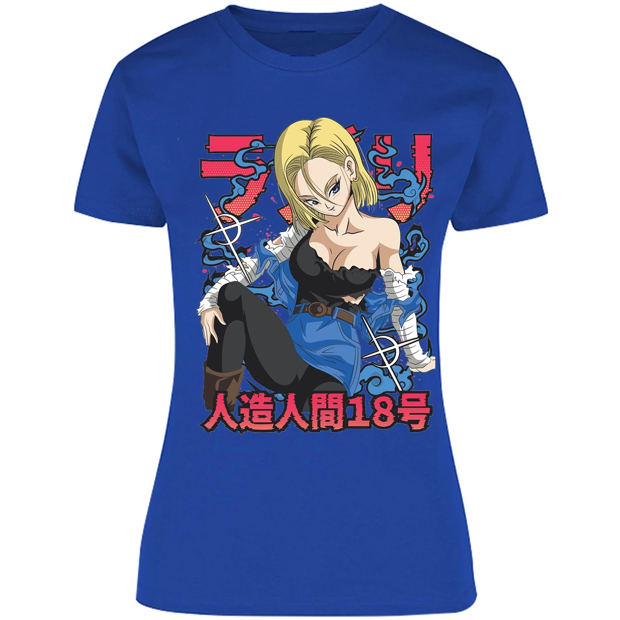 Blusa Dragon Ball Anime Androide 18 Blusa para Mujer 12