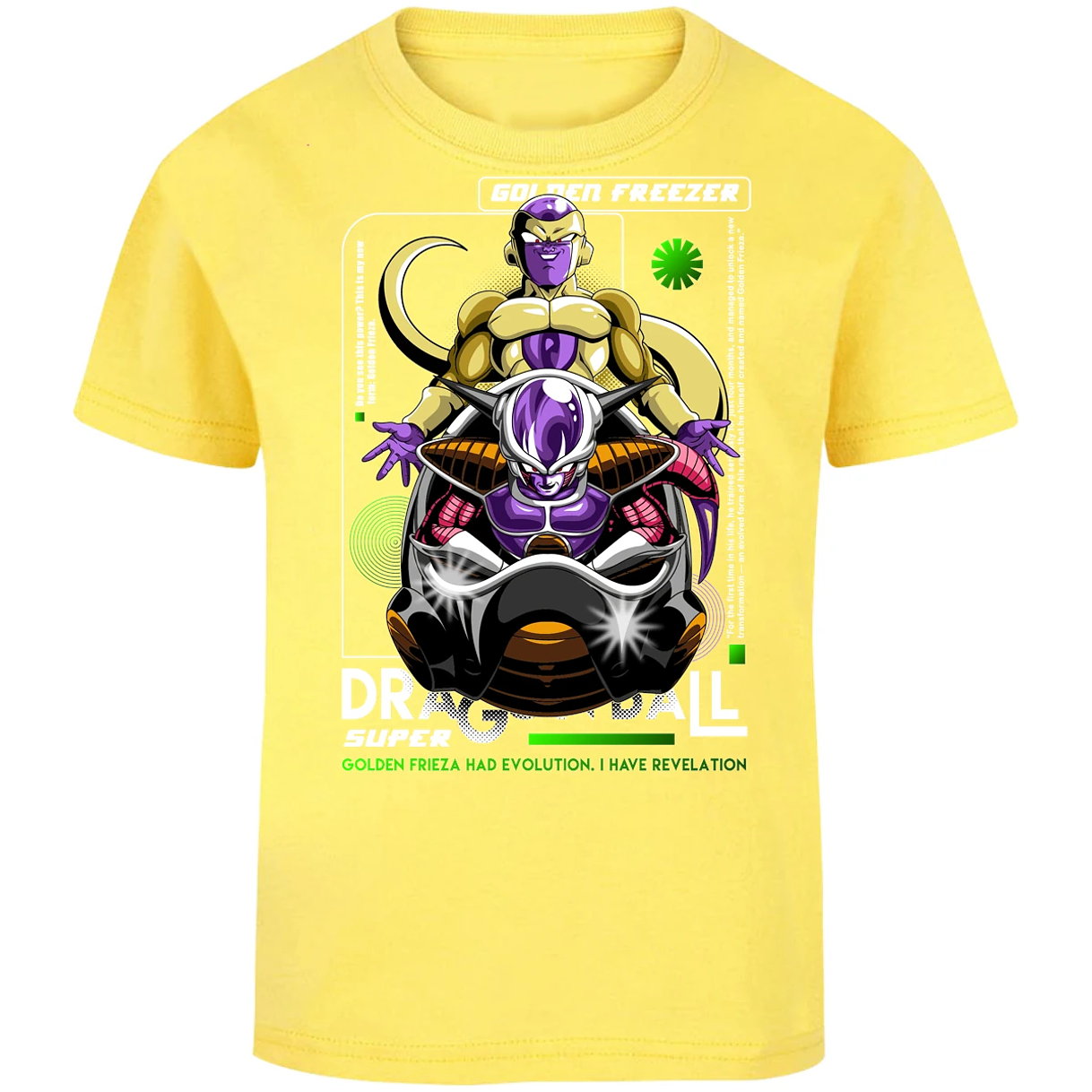 Playera Dragon Ball Golden Freezer para Niño 6