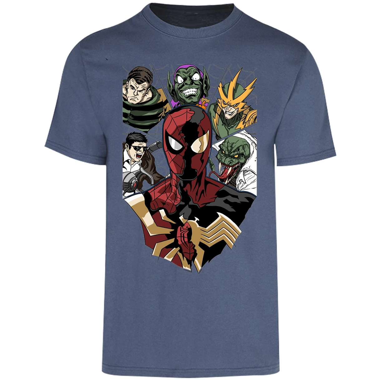 Playera Es De Series Y Peliculas Spiderman Vs Villanos para Adulto 6