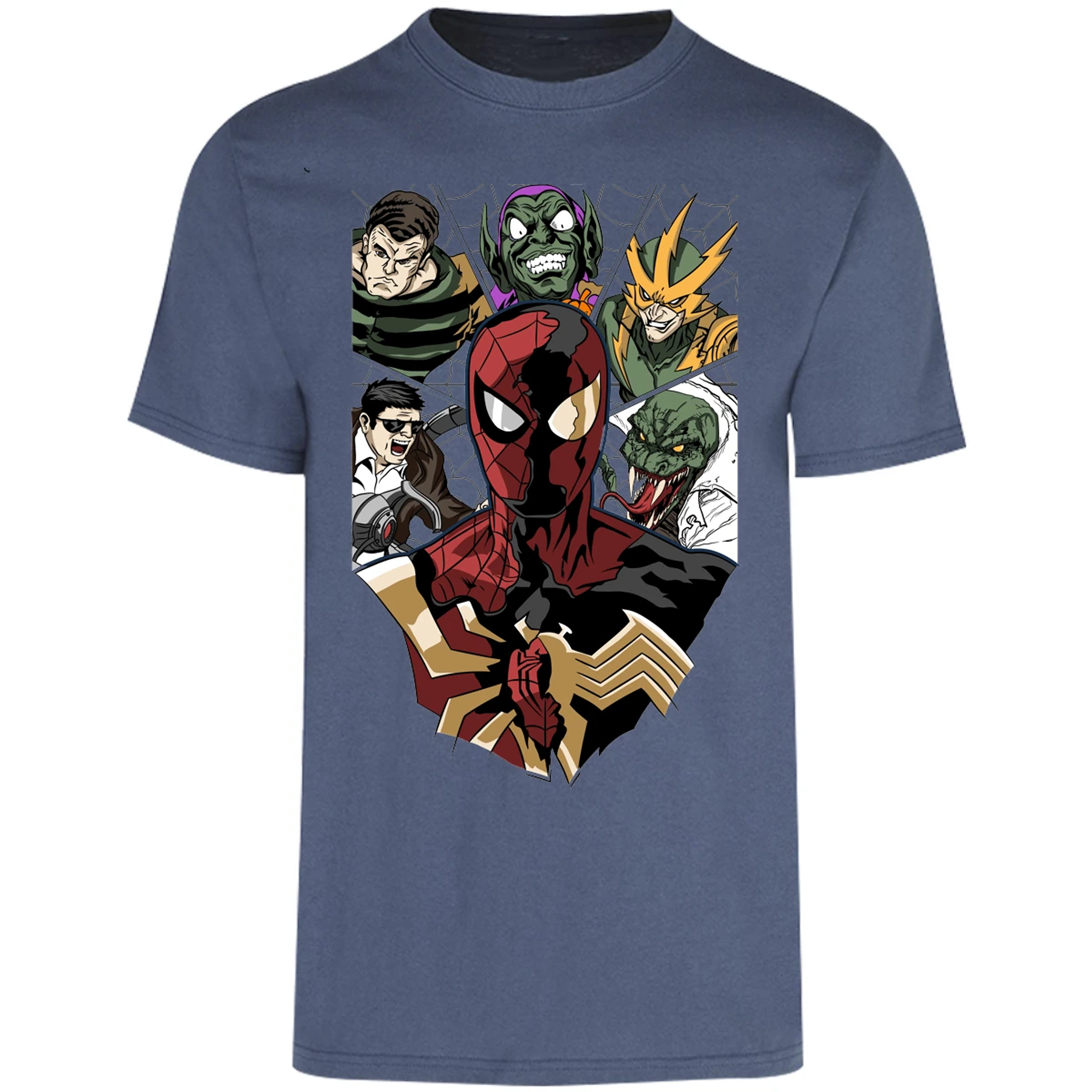 Playera Es De Series Y Peliculas Spiderman Vs Villanos para Adulto 6