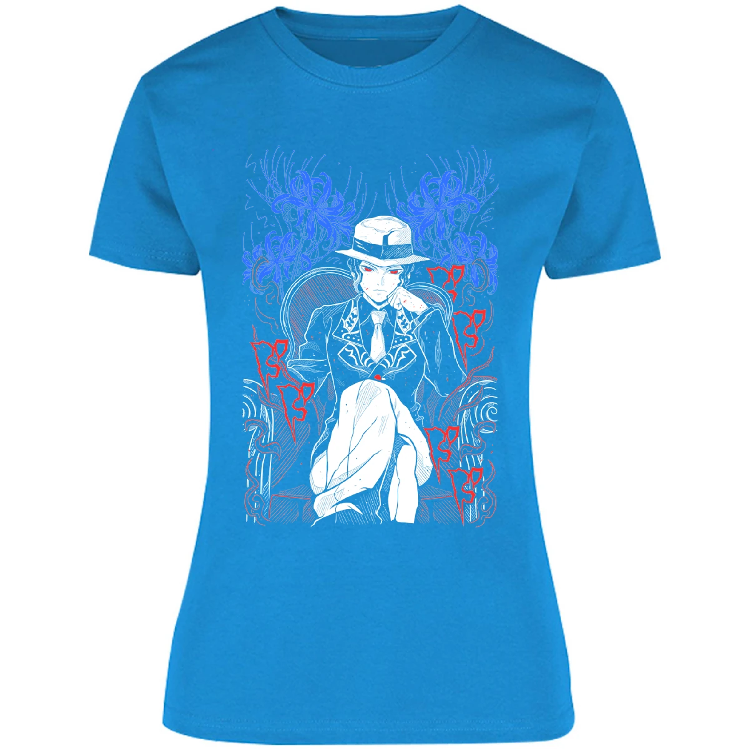 Blusa Demon Slayer Muzan Blusa para Mujer 17