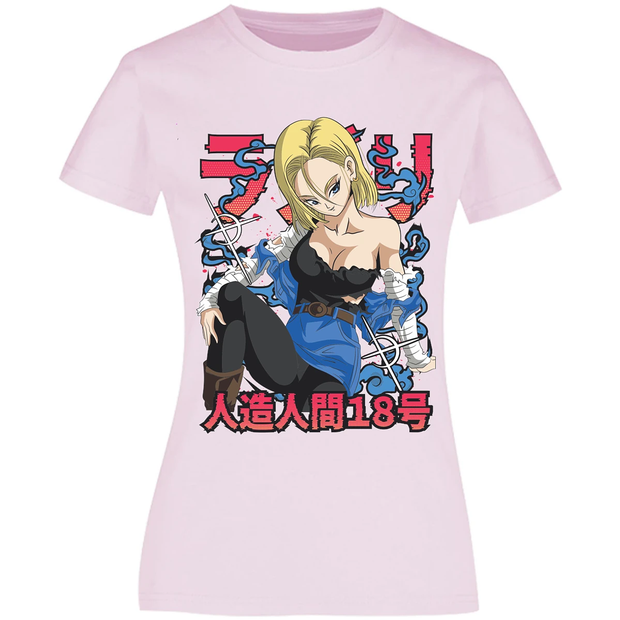 Blusa Dragon Ball Anime Androide 18 Blusa para Mujer 6