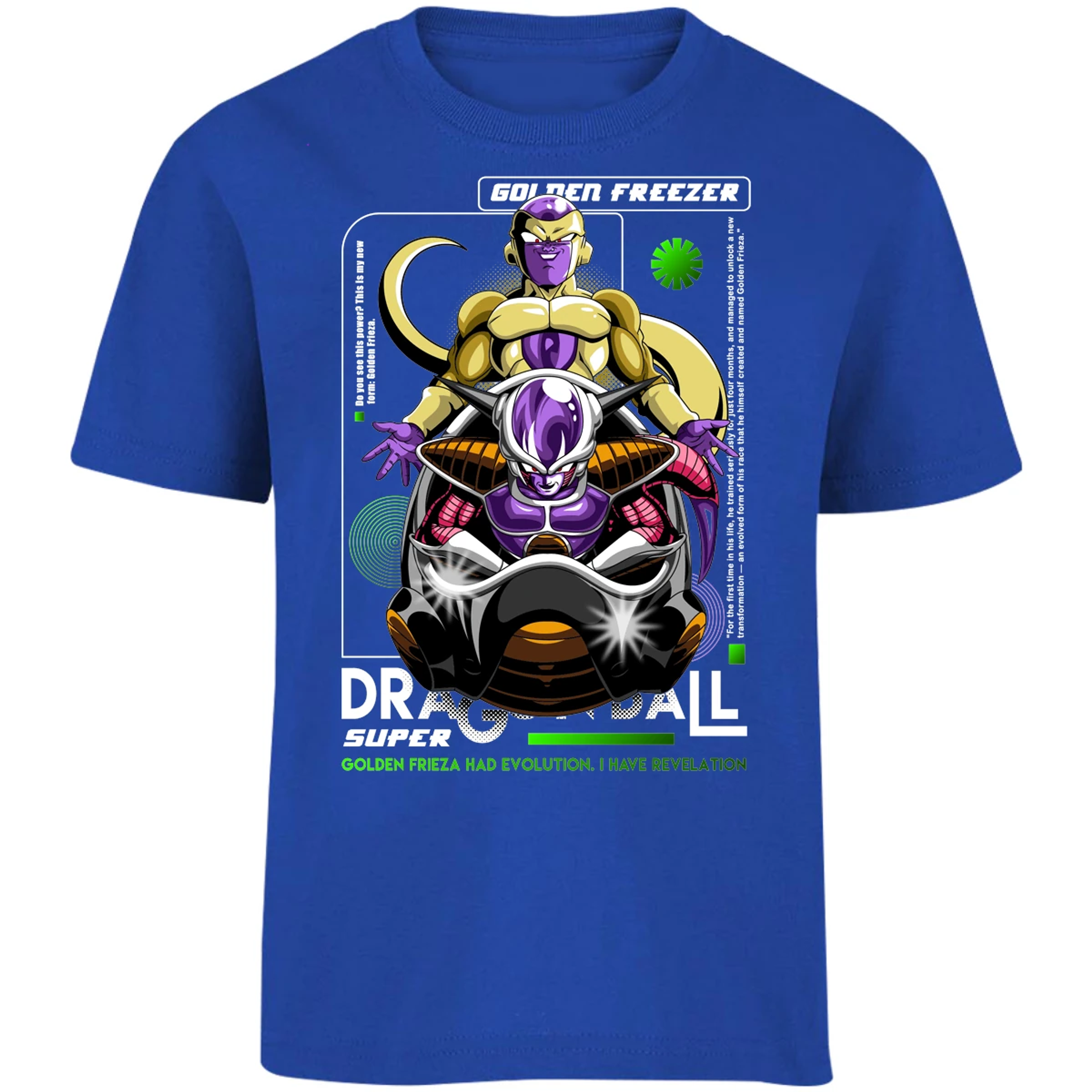 Playera Dragon Ball Golden Freezer para Niño 4