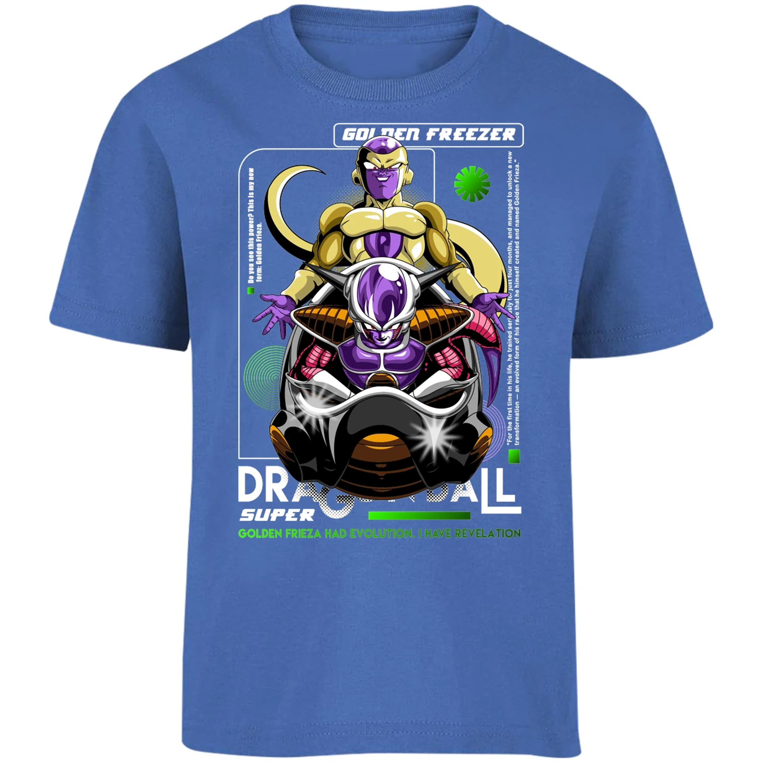Playera Dragon Ball Golden Freezer para Niño 9