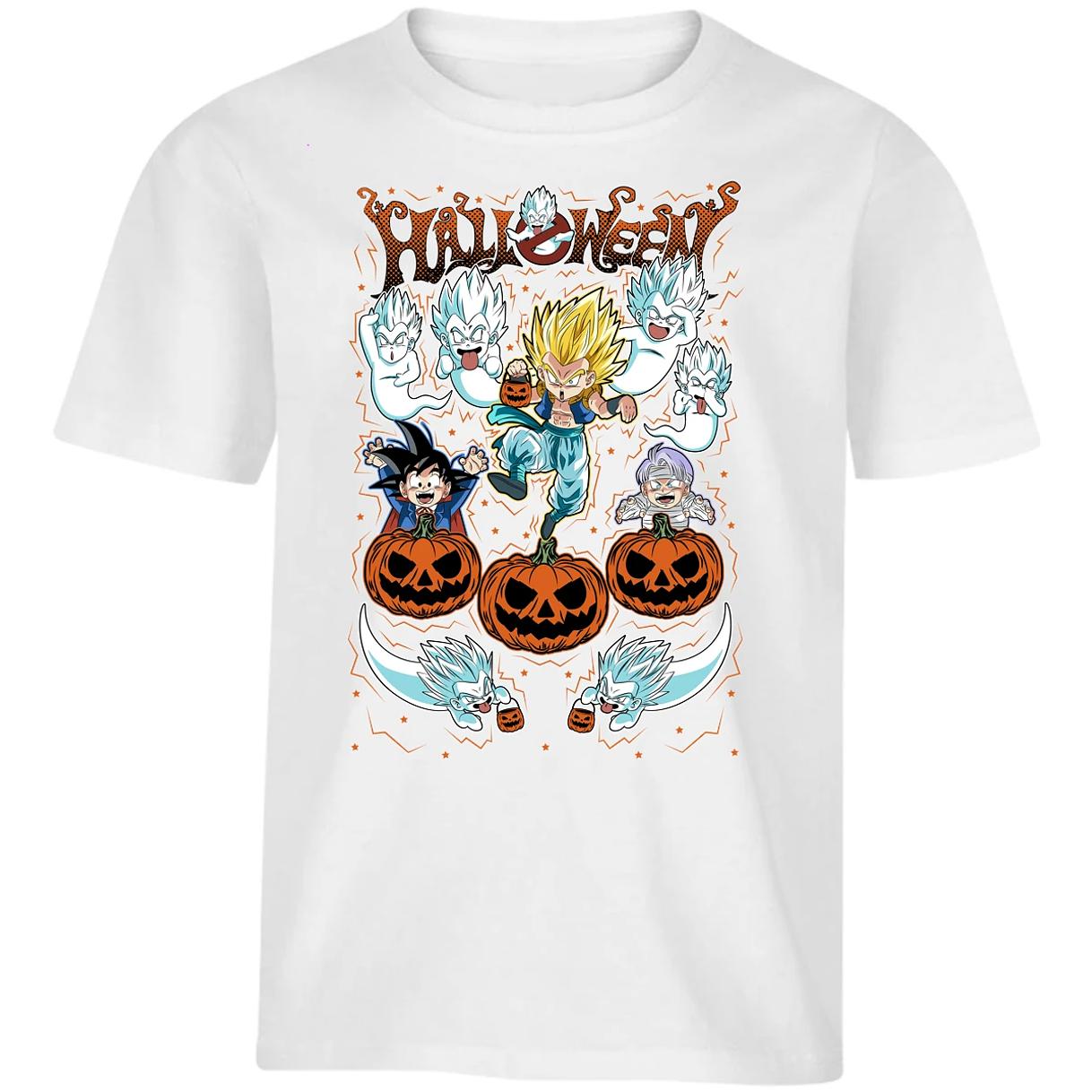 Playera Dragon Ball Gotenks Halloween para Niño 4